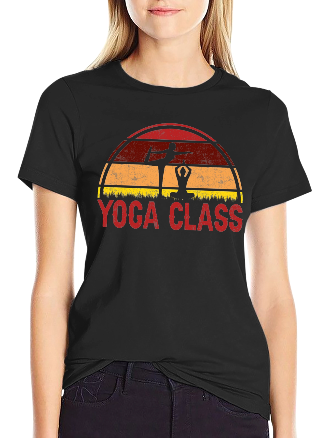 Yoga Class Graphic T-Shirt