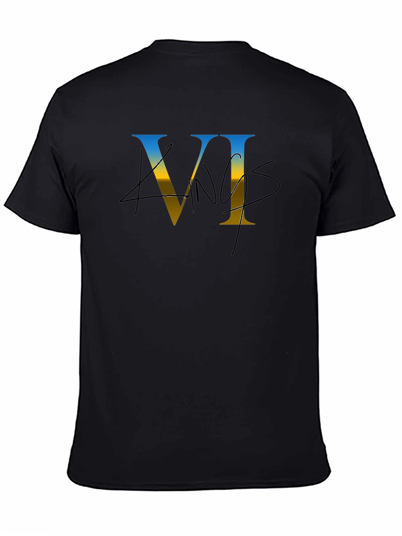 4 Kings VI Black Graphic Tee
