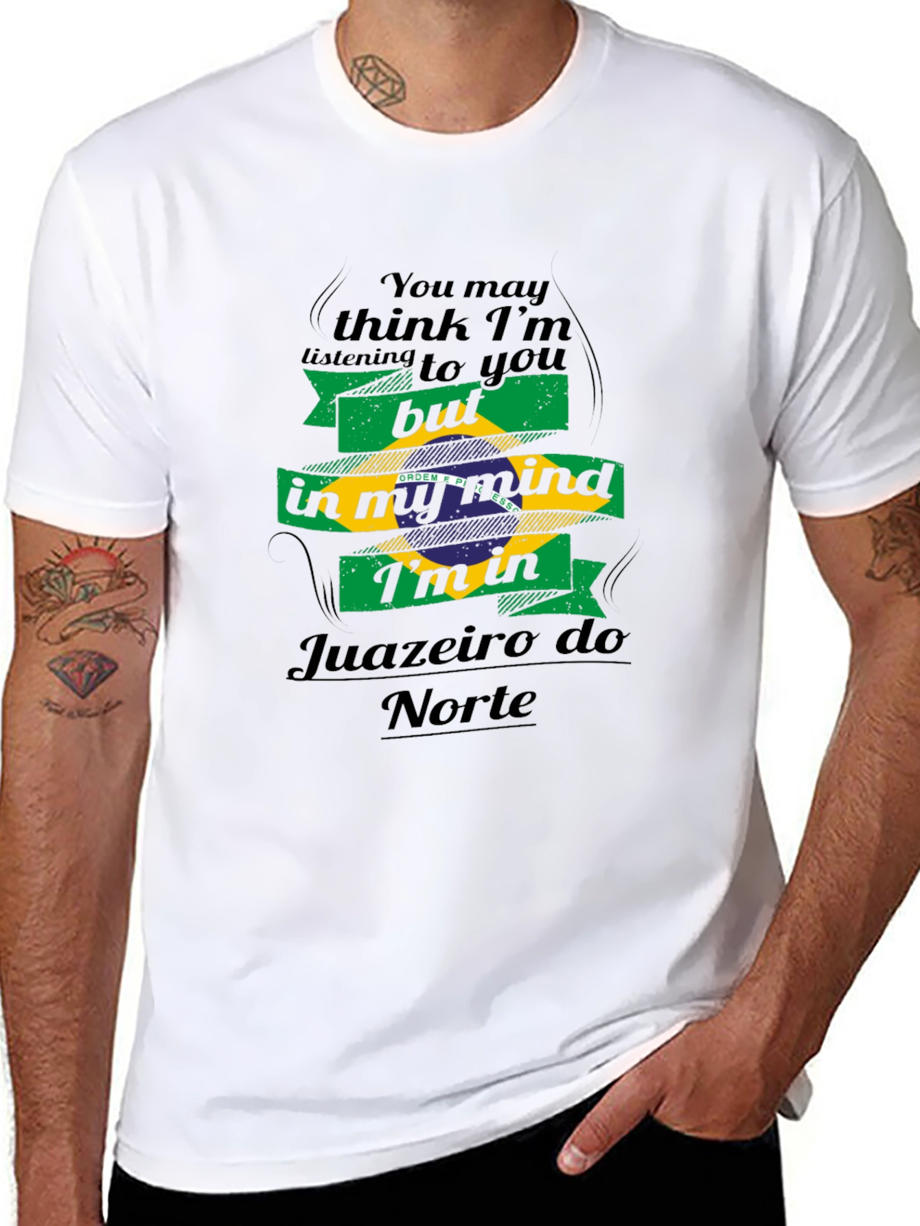Juazeiro do Norte T-Shirt Brazil Flag Mind Travel