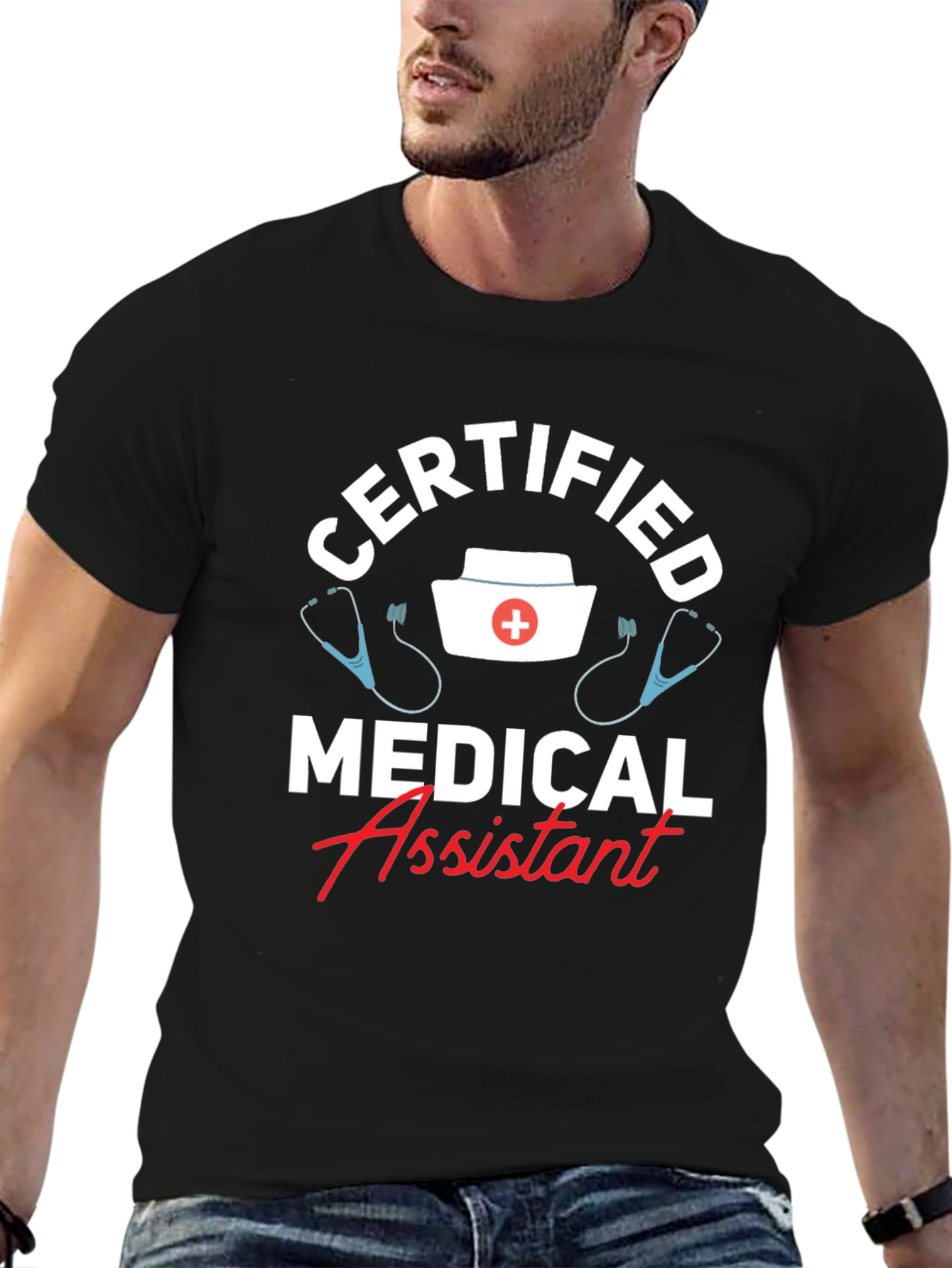 Certified Medical Assistant T-Shirt - Black