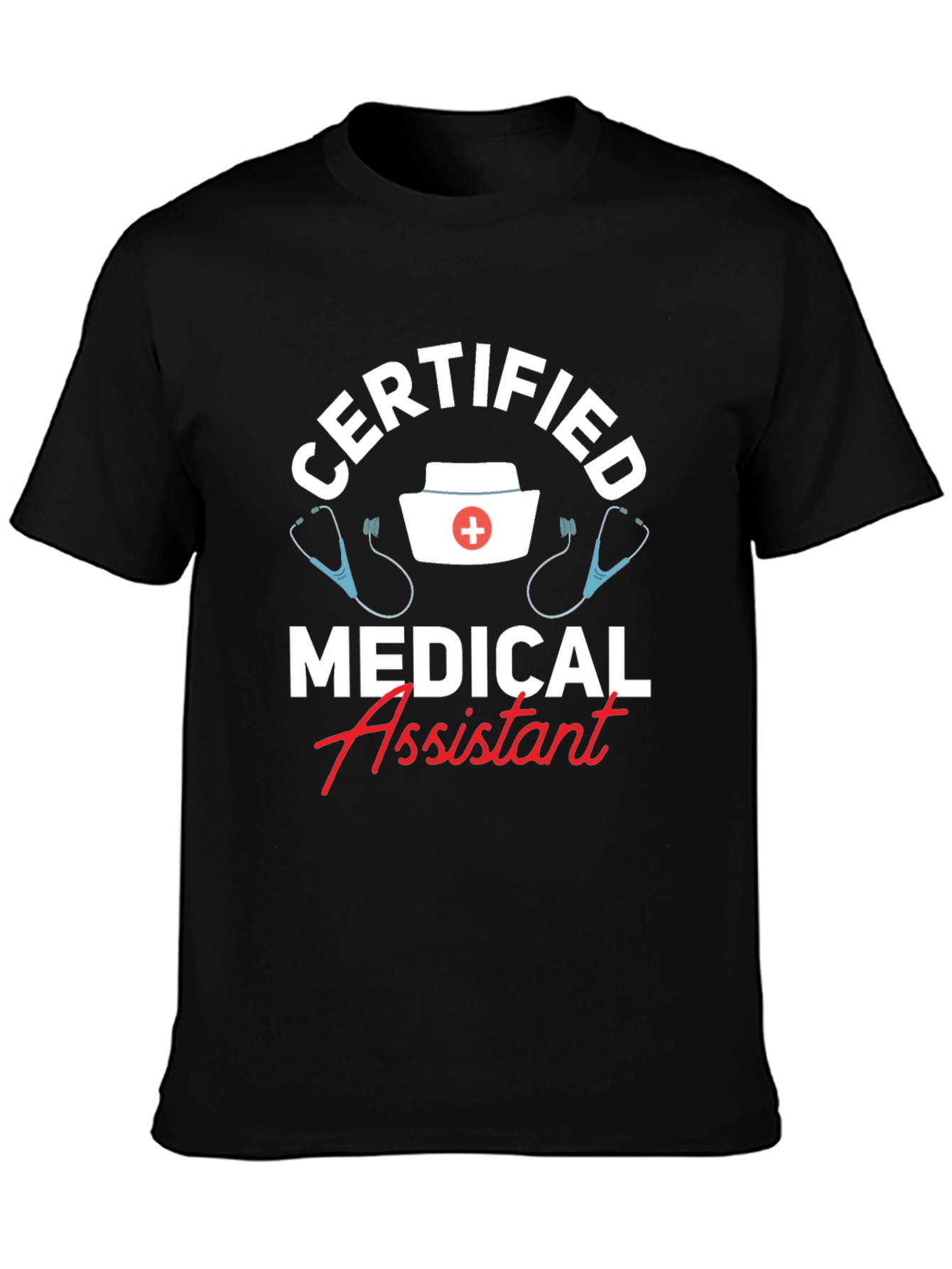 Certified Medical Assistant T-Shirt - Black