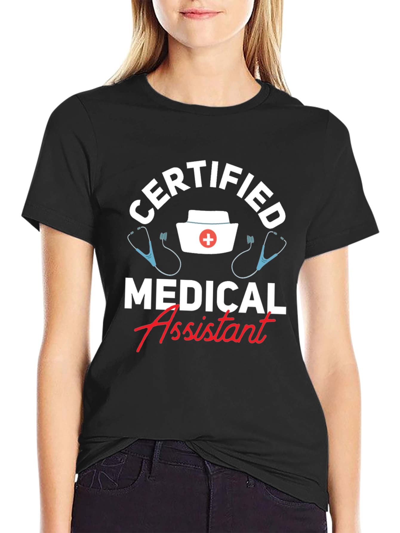 Certified Medical Assistant T-Shirt - Black