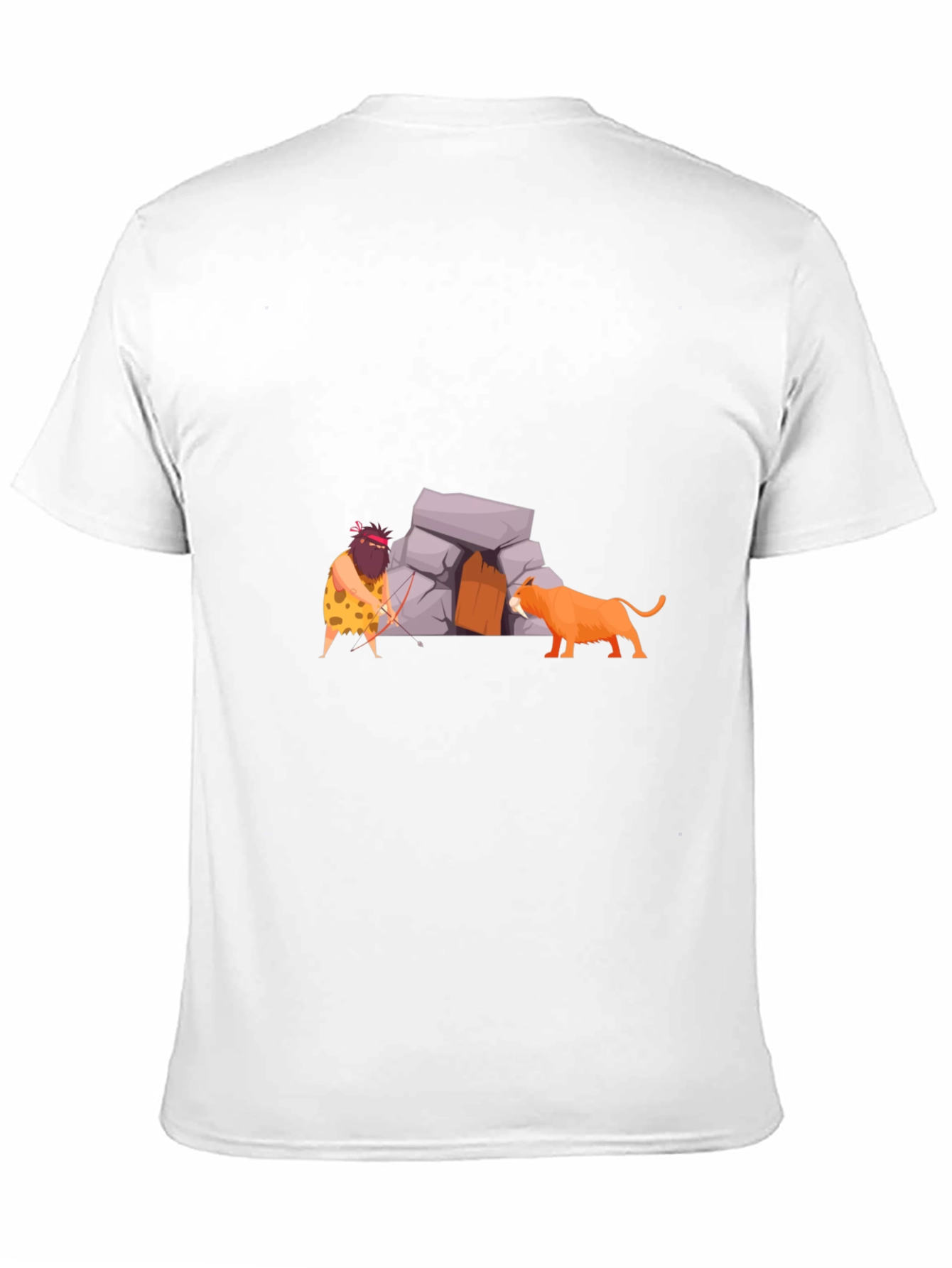 Caveman Graphic T-Shirt - Black