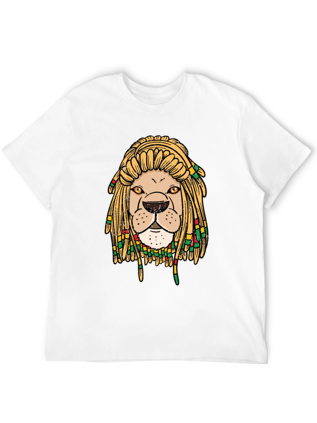 Rasta Lion Graphic Tee - Cool & Unique Design