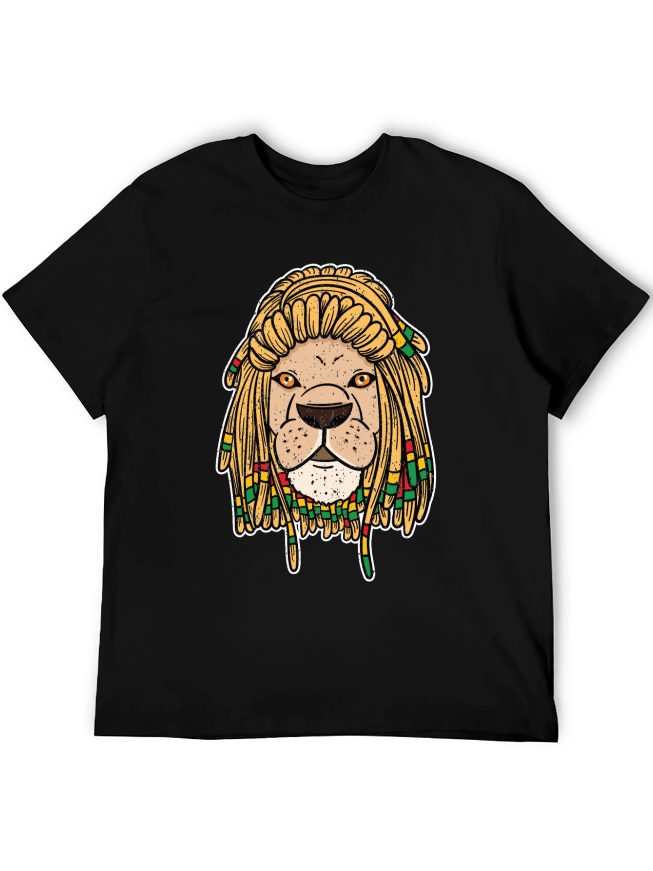 Rasta Lion Graphic Tee - Cool & Unique Design
