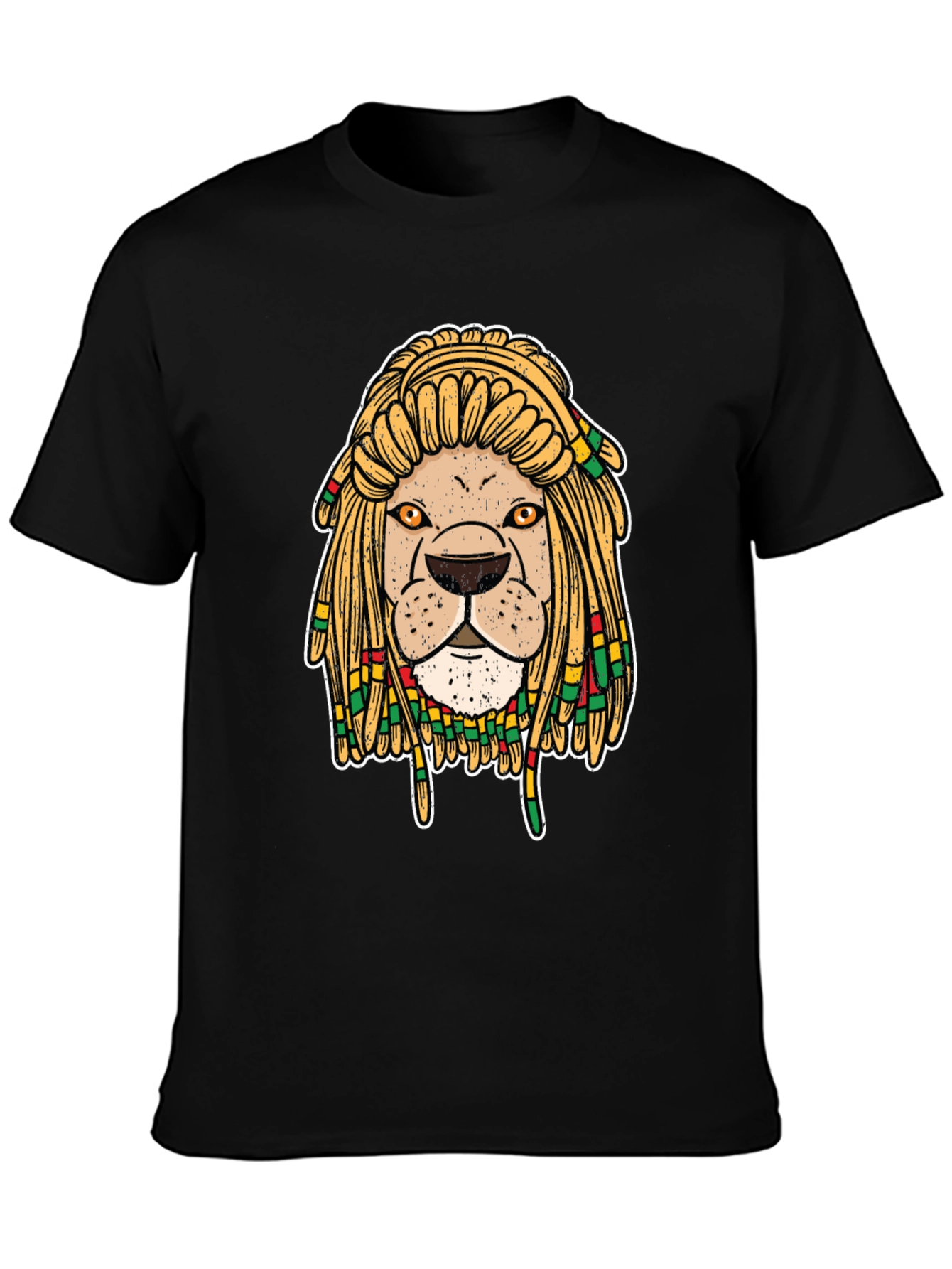 Rasta Lion Graphic Tee - Cool & Unique Design