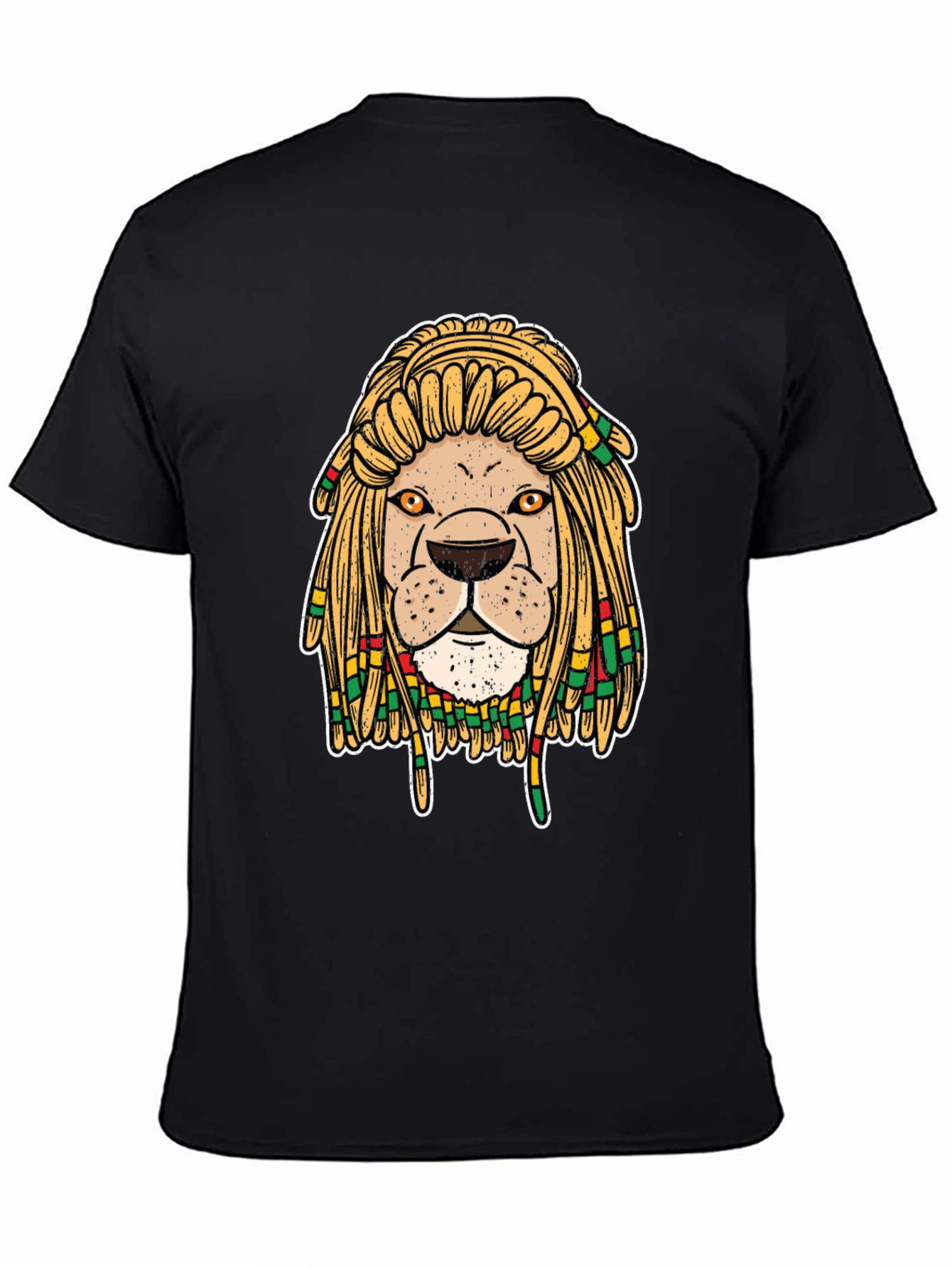 Rasta Lion Graphic Tee - Cool & Unique Design