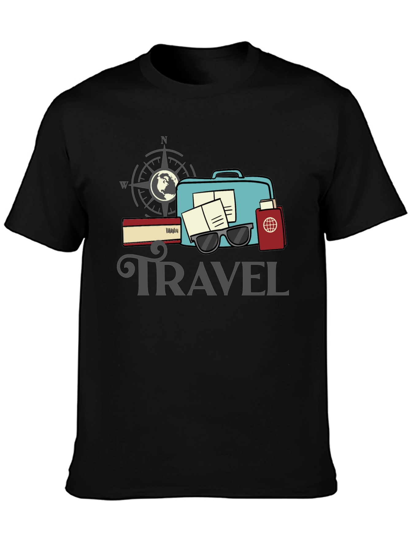 Travel Graphic Tee - Adventure Awaits!