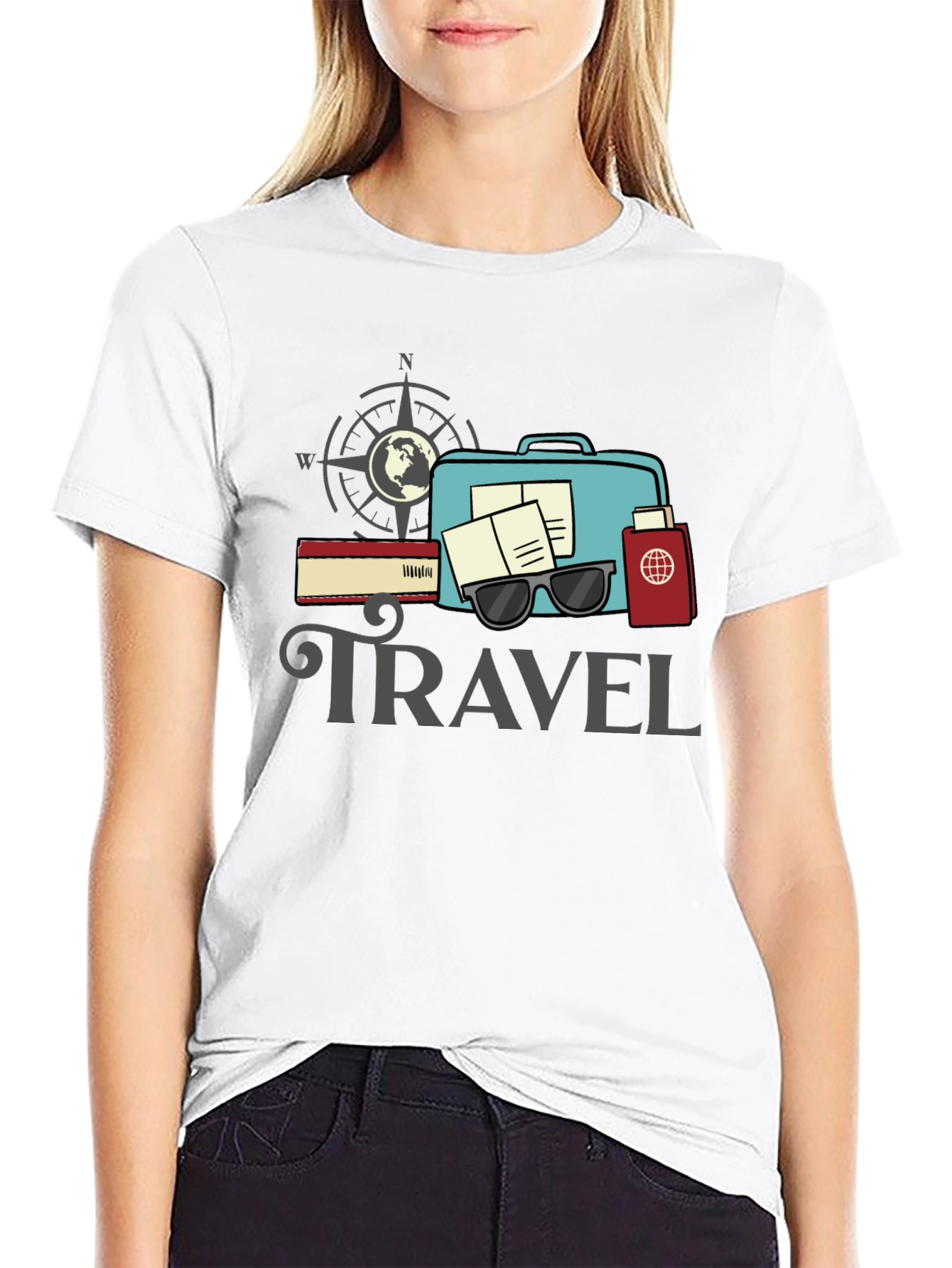 Travel Graphic Tee - Adventure Awaits!