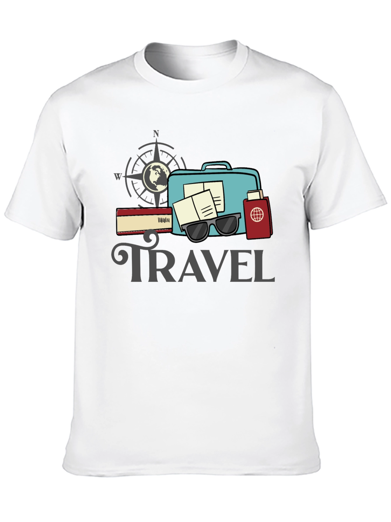 Travel Graphic Tee - Adventure Awaits!