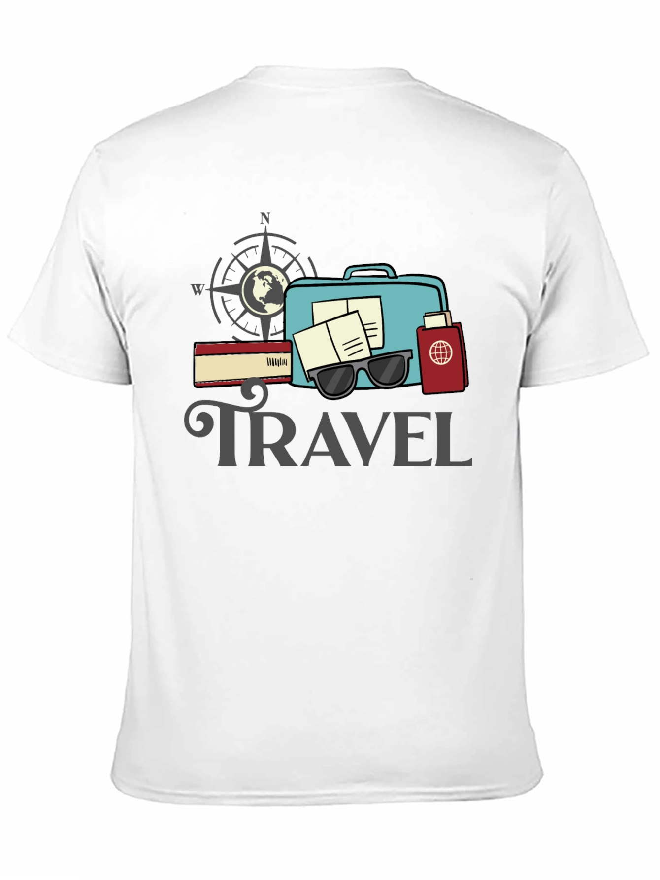 Travel Graphic Tee - Adventure Awaits!