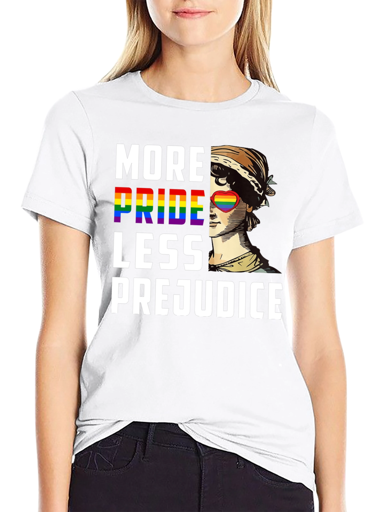 More Pride Less Prejudice Graphic T-Shirt