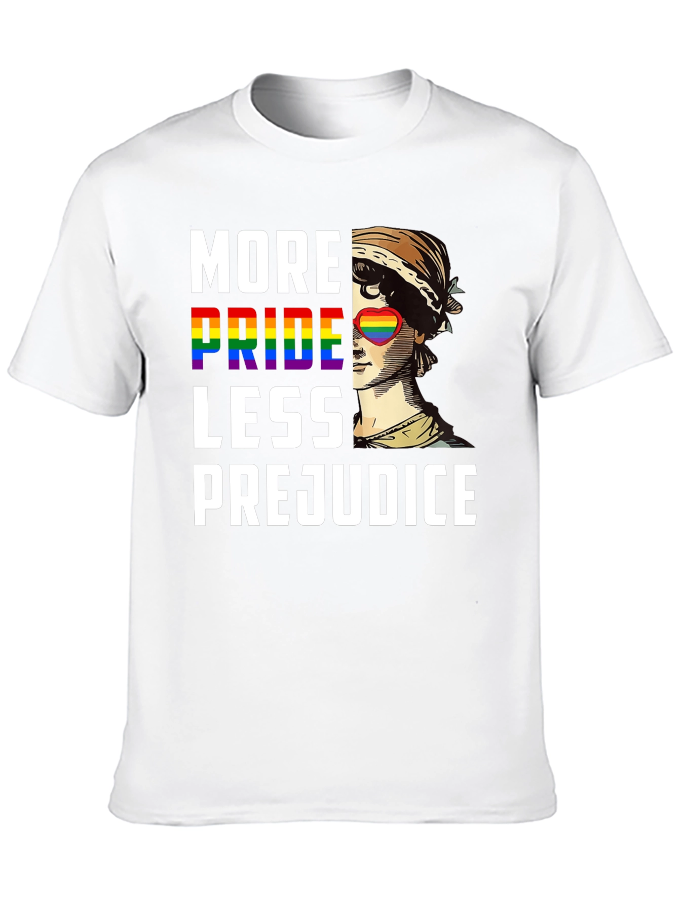 More Pride Less Prejudice Graphic T-Shirt