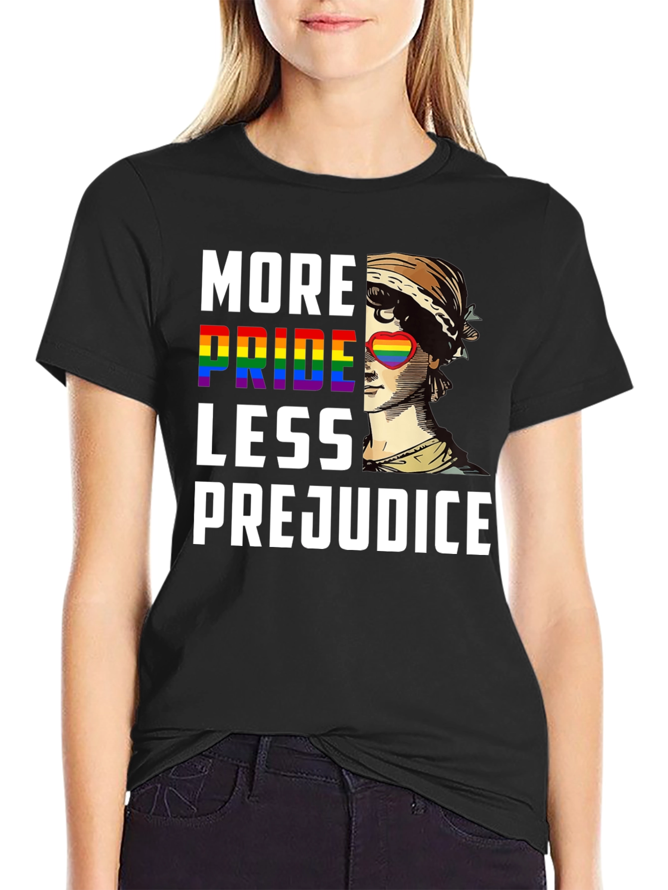 More Pride Less Prejudice Graphic T-Shirt