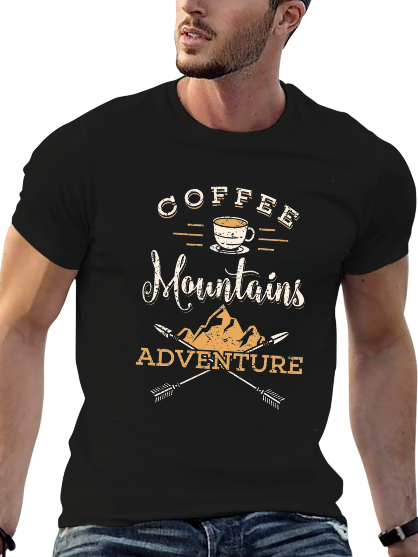 Coffee Mountains Adventure Graphic Tee