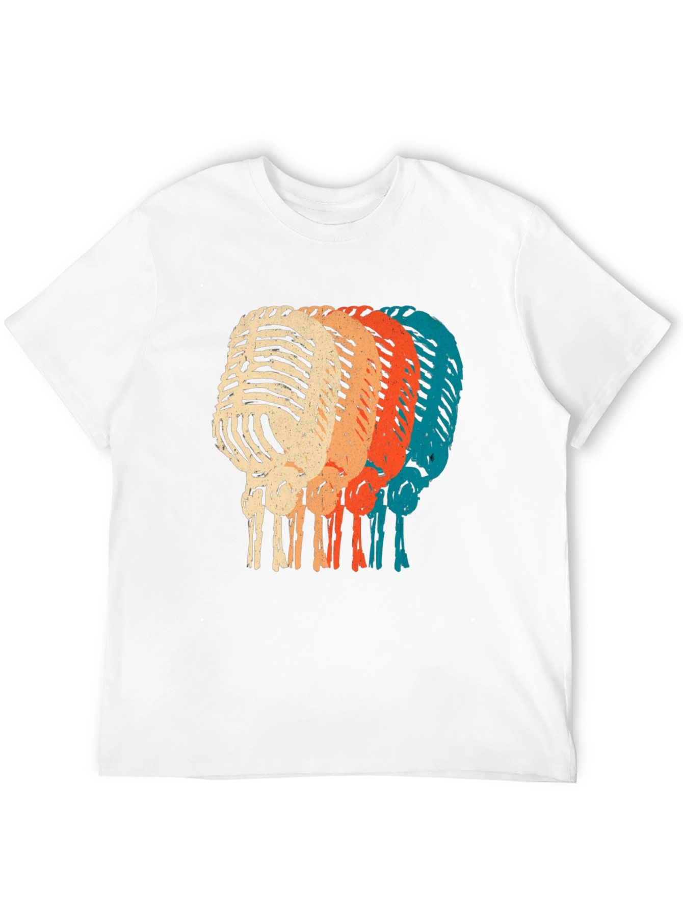 Retro Microphone Graphic T-Shirt