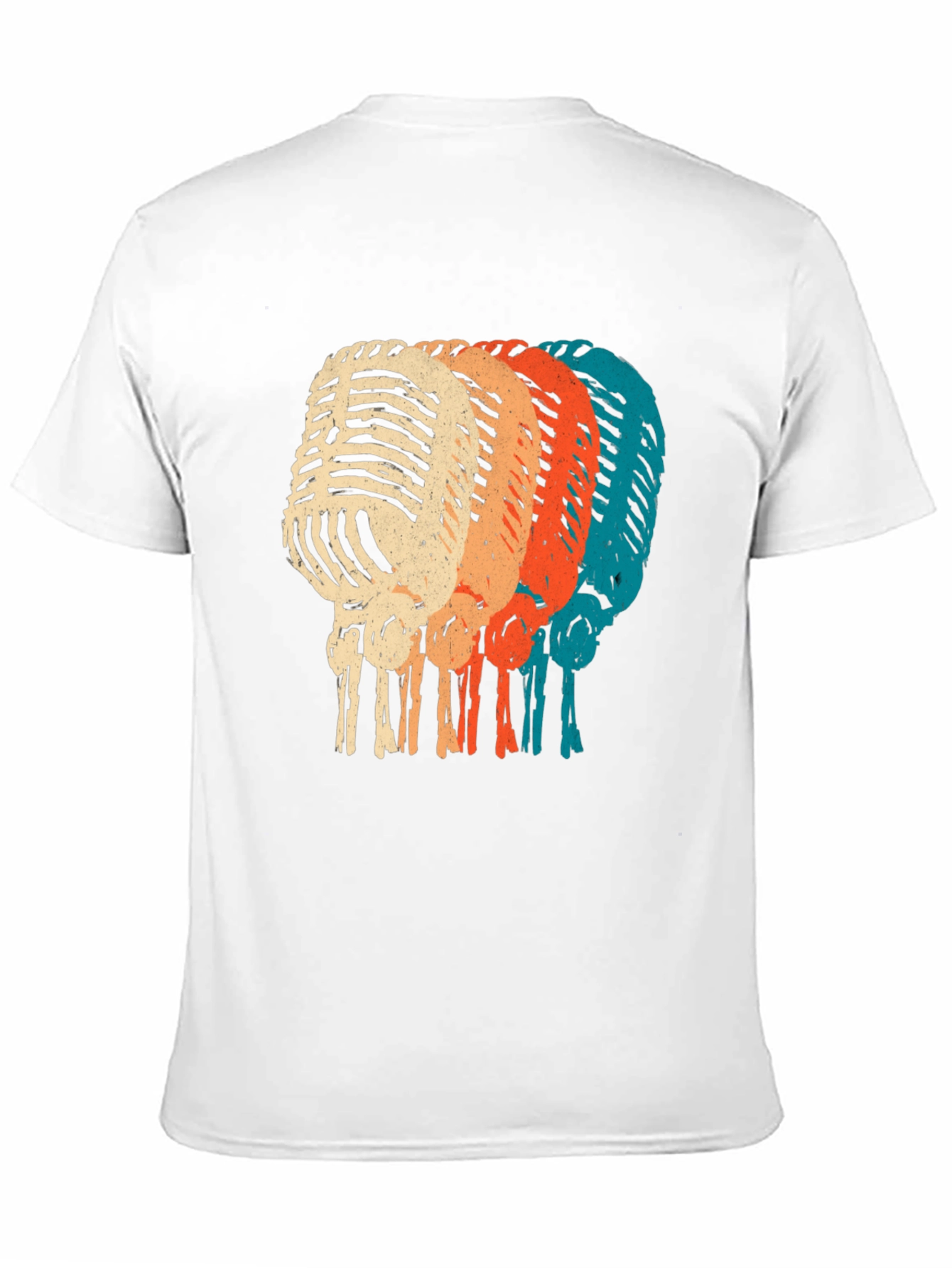 Retro Microphone Graphic T-Shirt