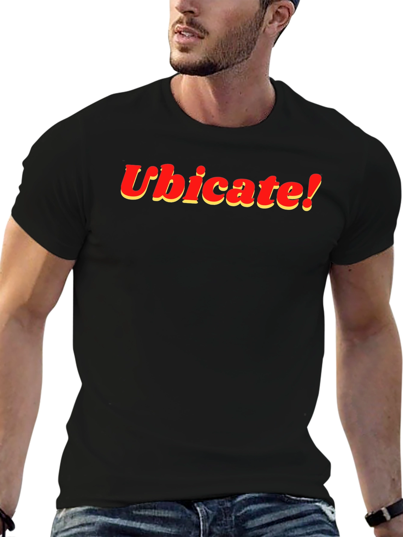 Ubicate! Black Graphic T-Shirt
