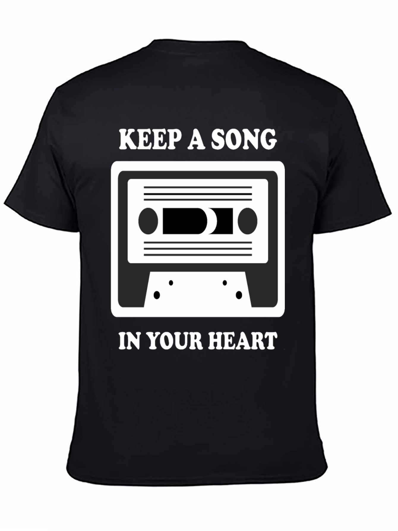 Keep A Song T-Shirt: Music Lover Tee