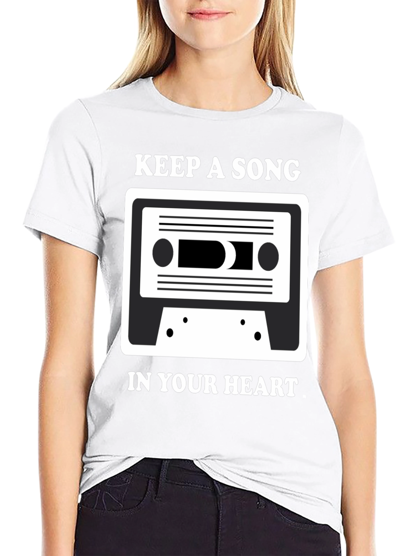 Keep A Song T-Shirt: Music Lover Tee