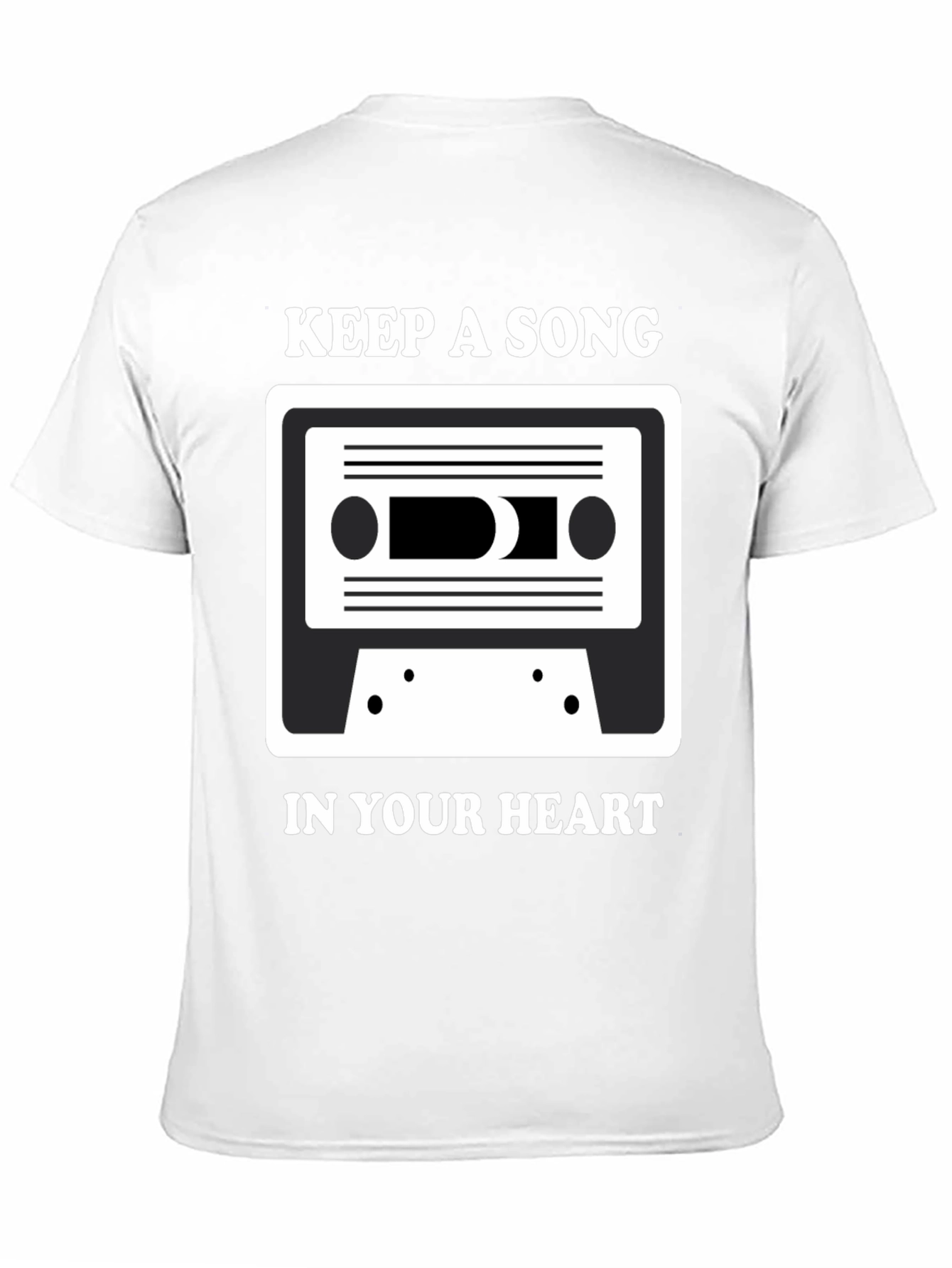 Keep A Song T-Shirt: Music Lover Tee