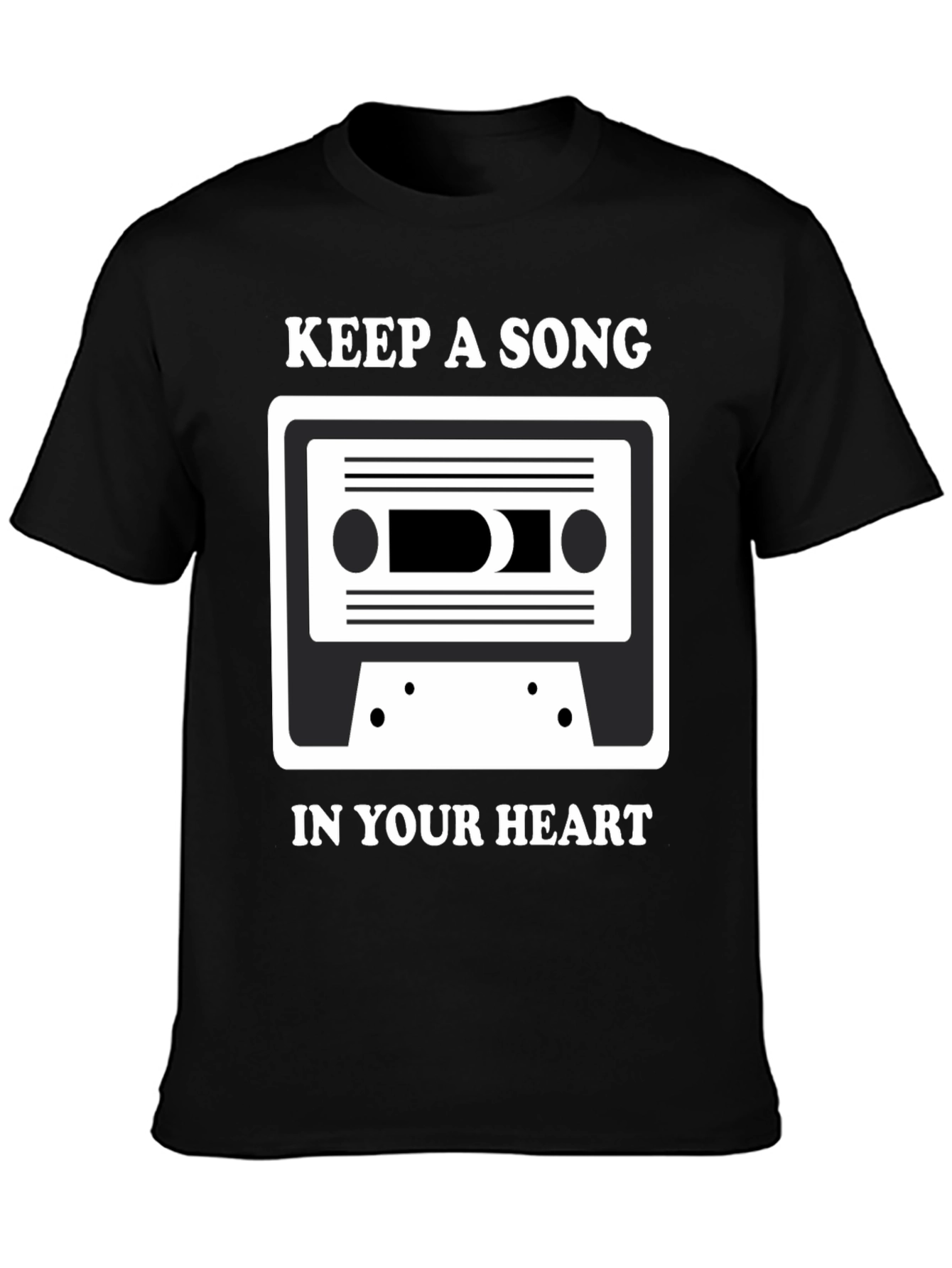 Keep A Song T-Shirt: Music Lover Tee