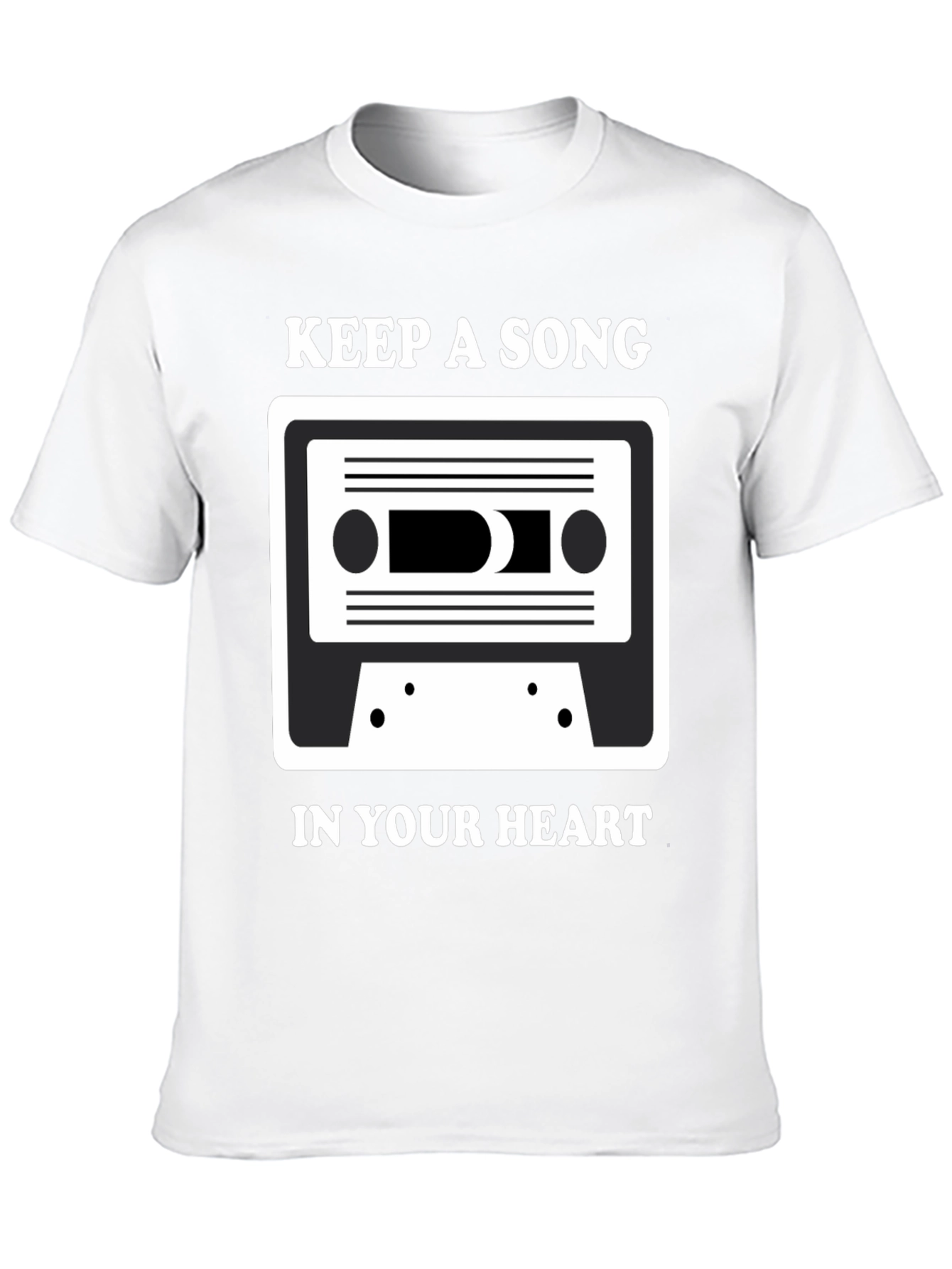 Keep A Song T-Shirt: Music Lover Tee