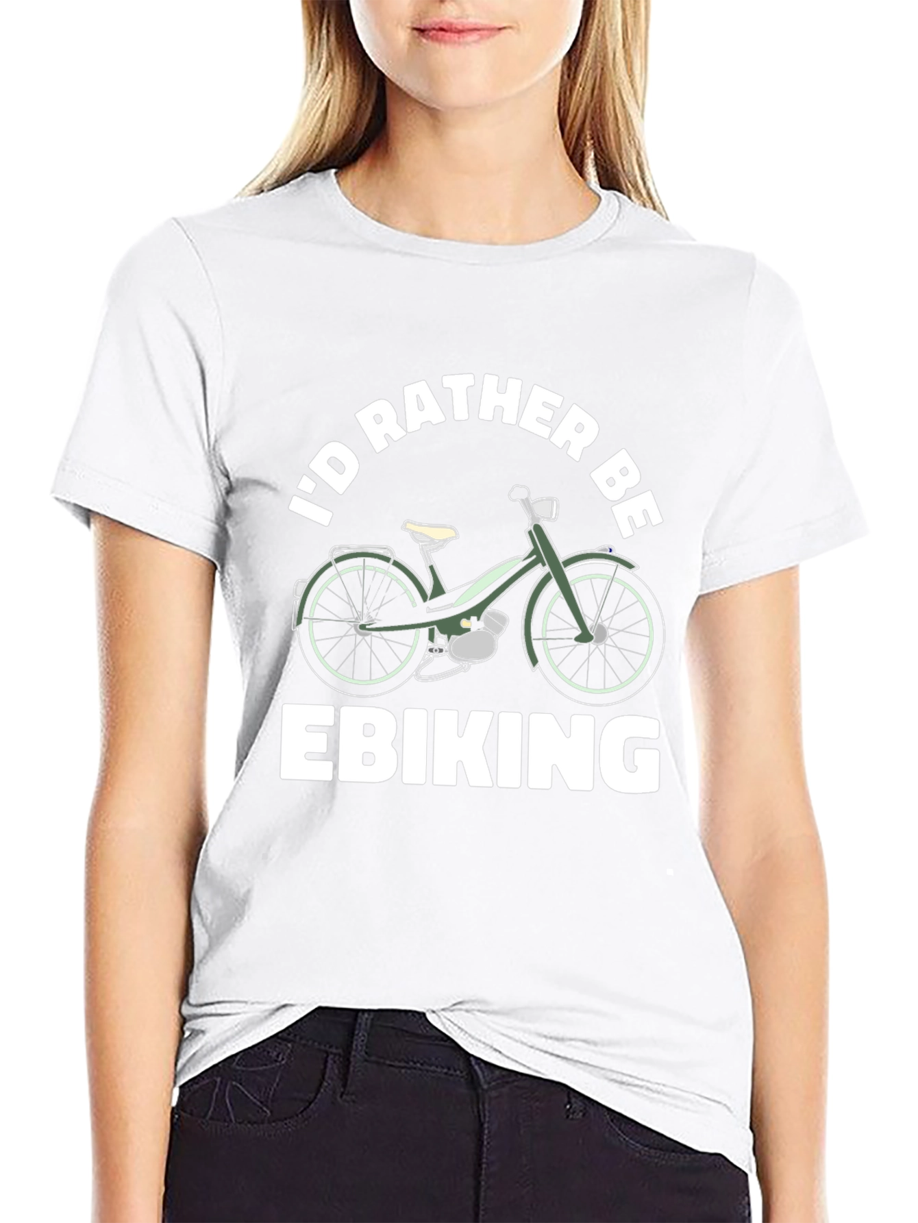Id Rather Be EBiking T-Shirt