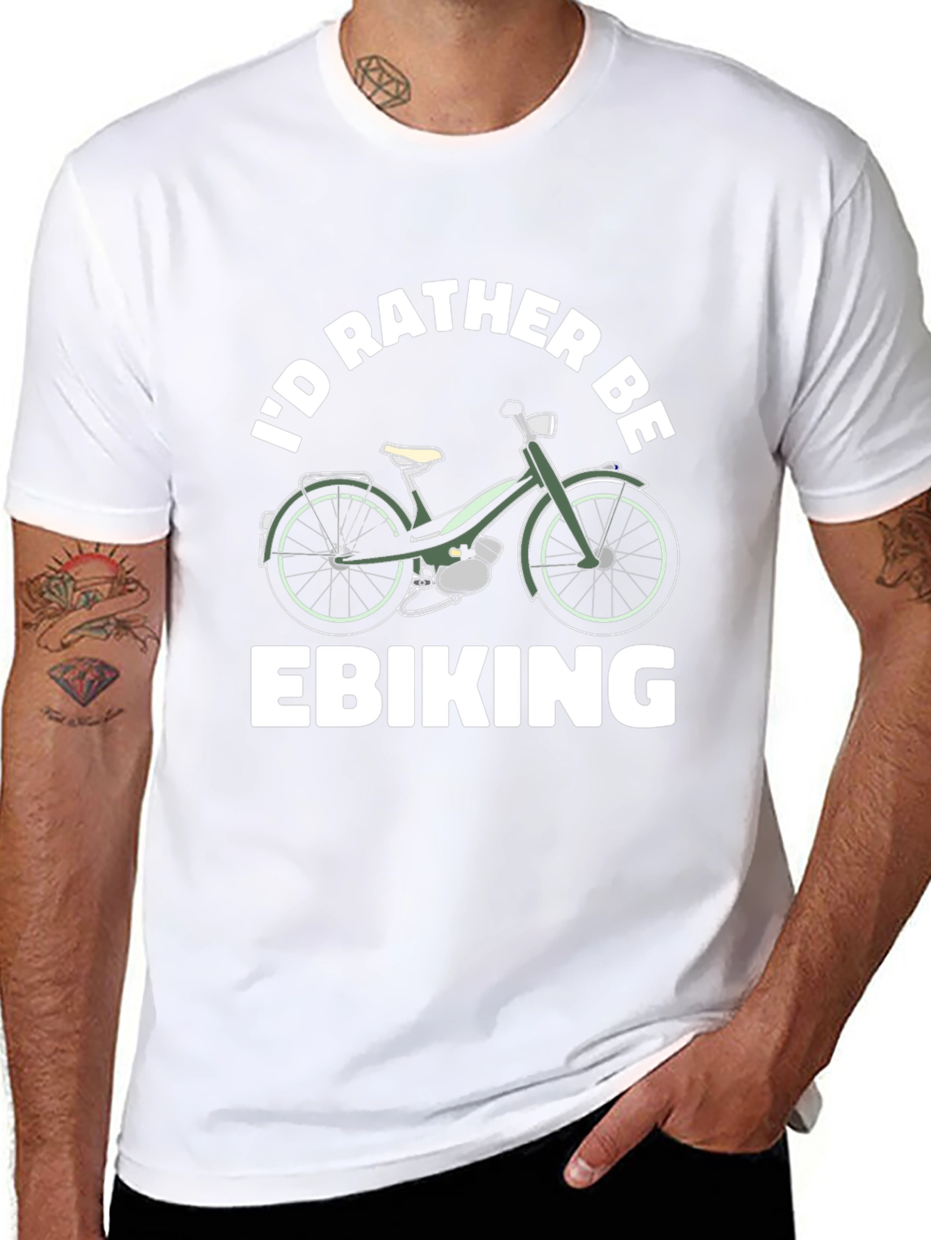 Id Rather Be EBiking T-Shirt