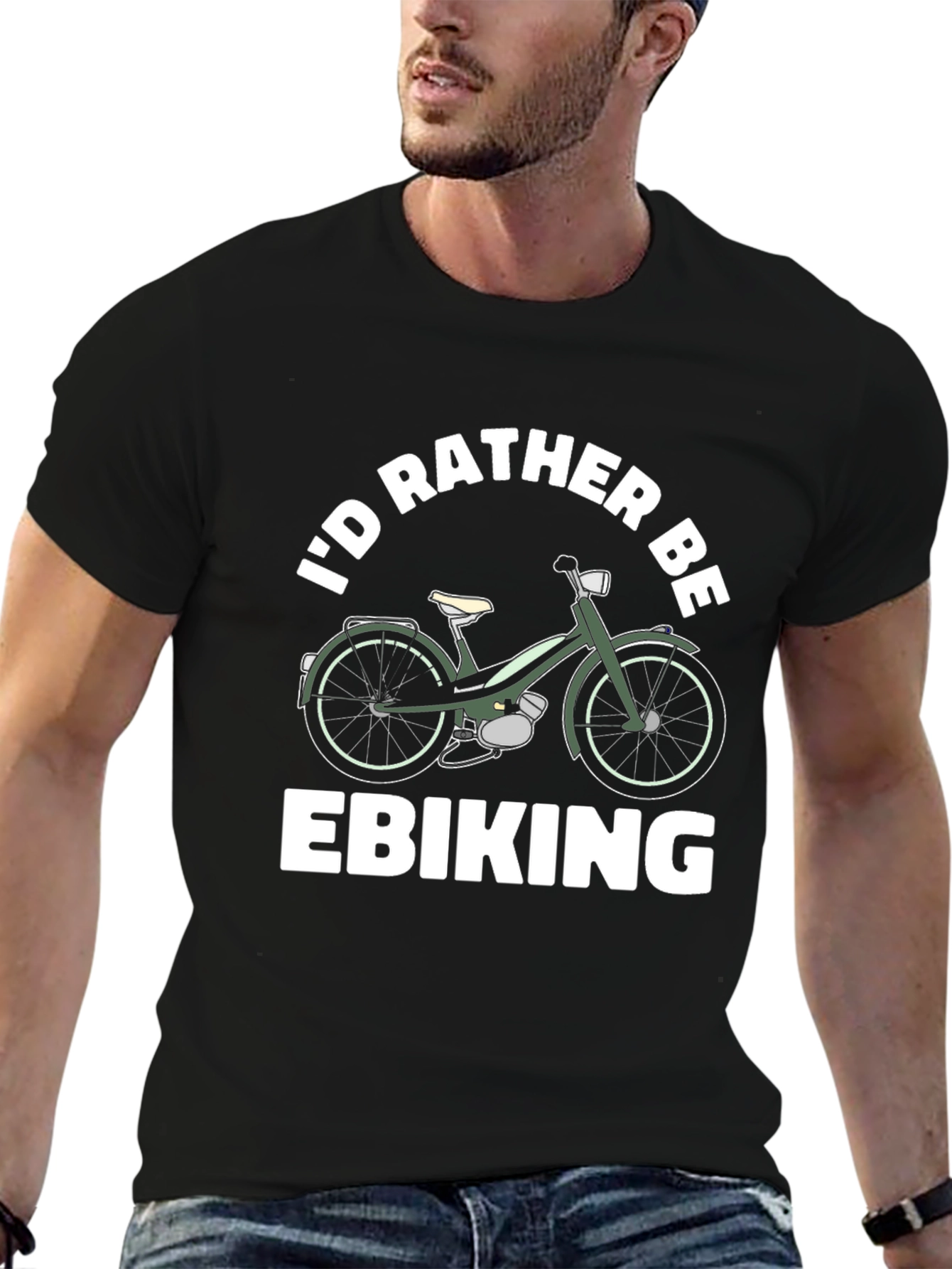 Id Rather Be EBiking T-Shirt