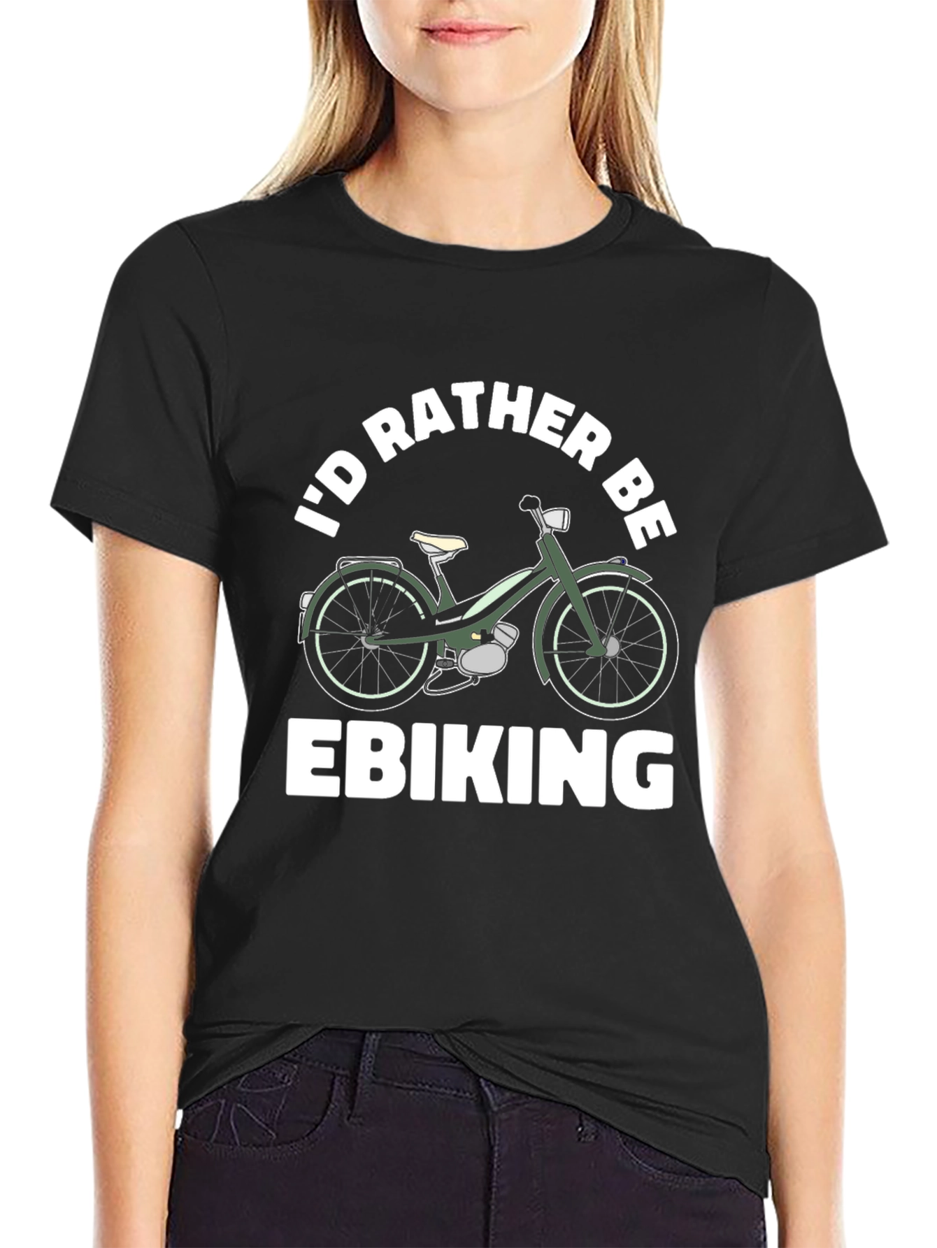 Id Rather Be EBiking T-Shirt