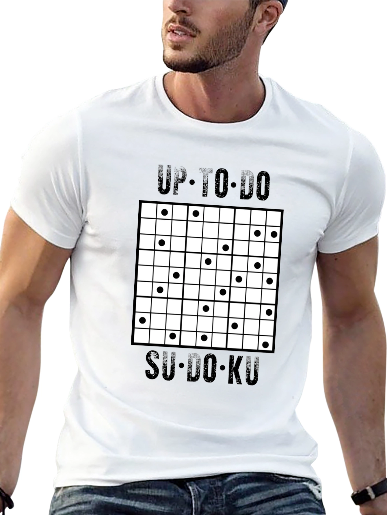 Up-to-Do Su-Do-Ku Black T-Shirt