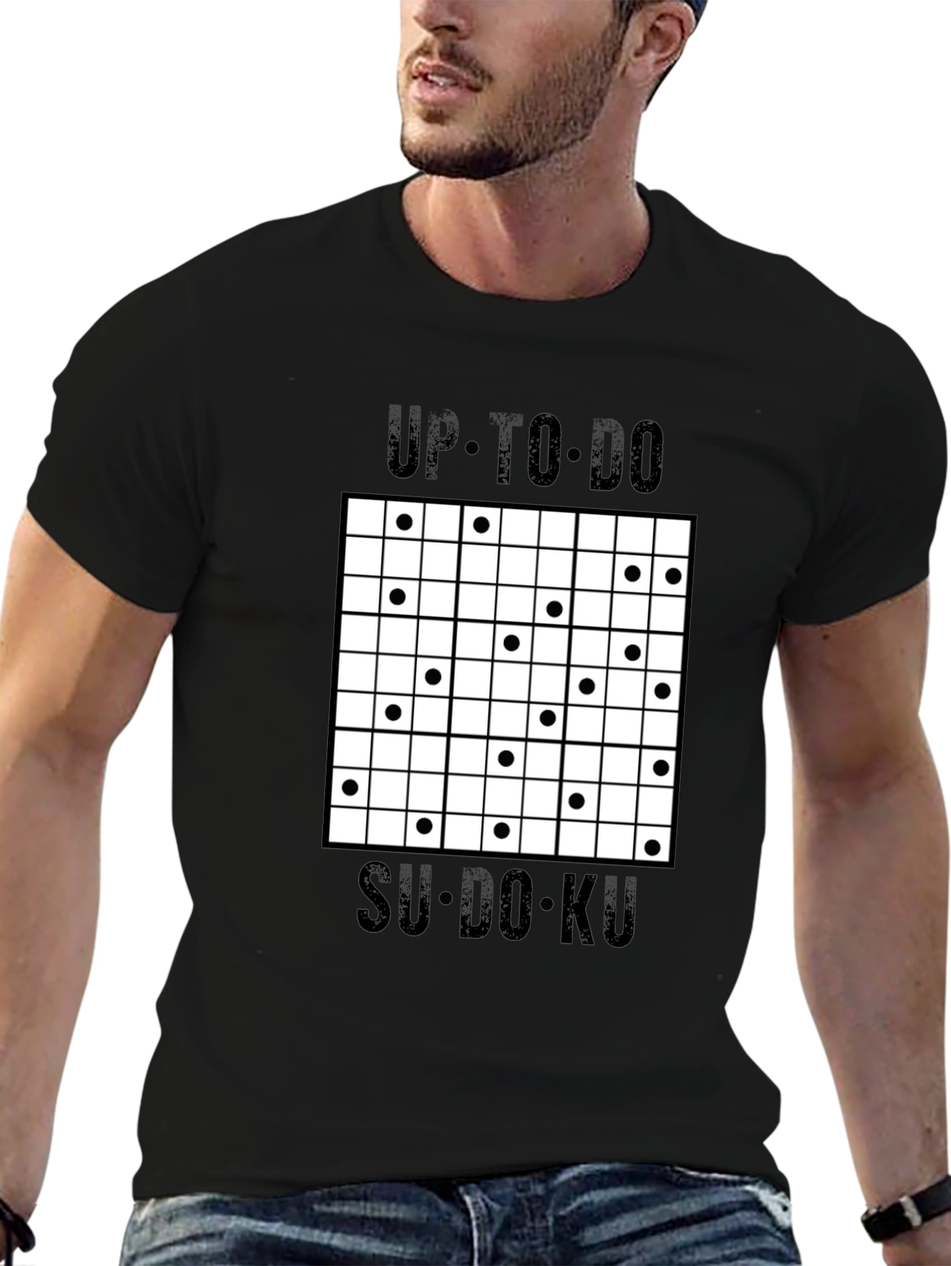 Up-to-Do Su-Do-Ku Black T-Shirt