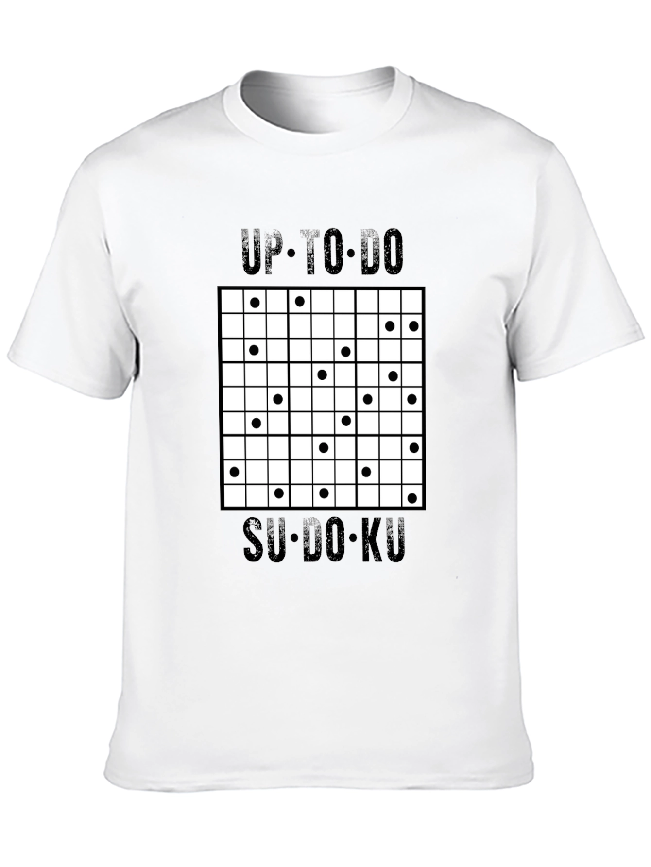 Up-to-Do Su-Do-Ku Black T-Shirt