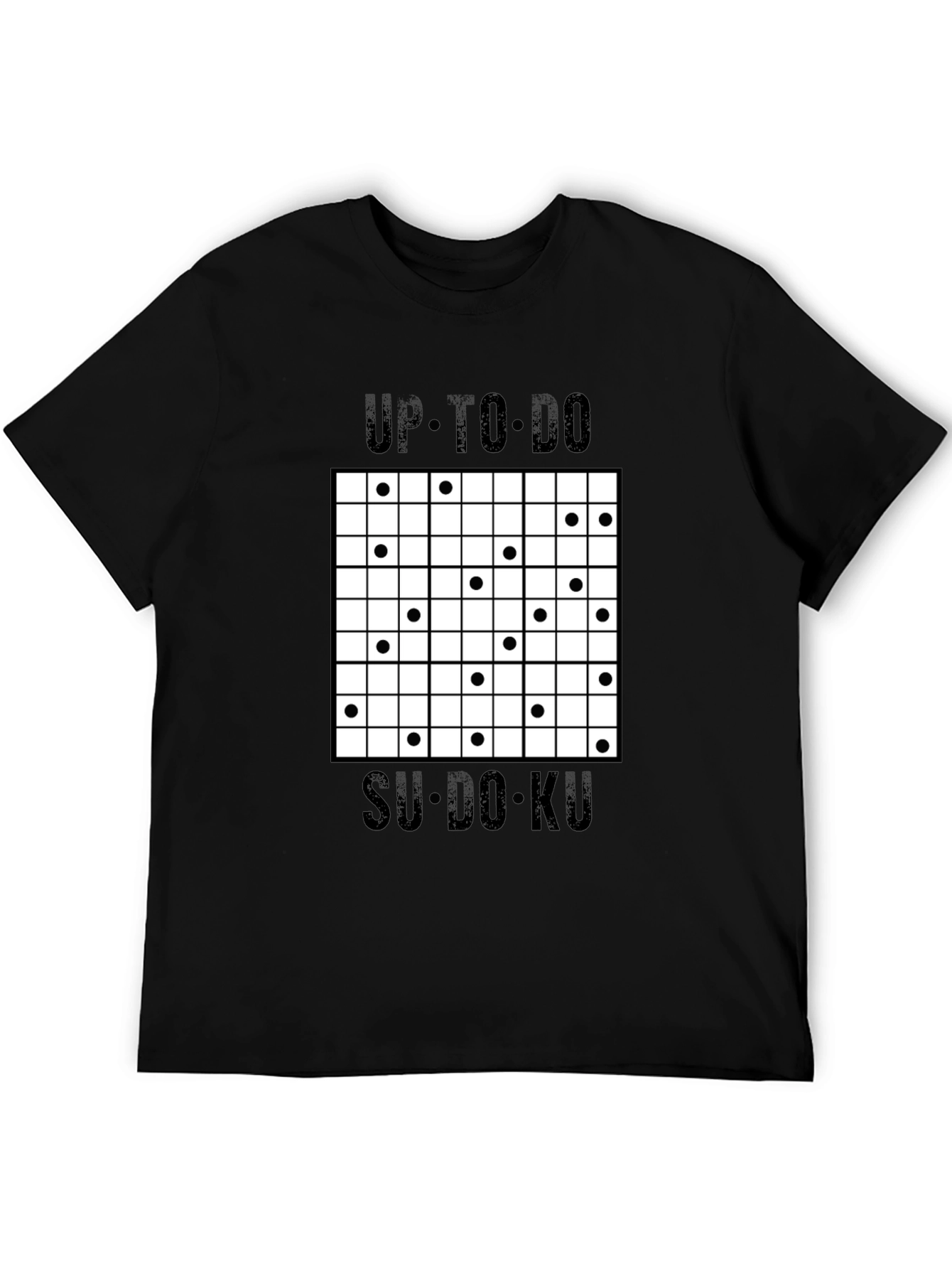 Up-to-Do Su-Do-Ku Black T-Shirt