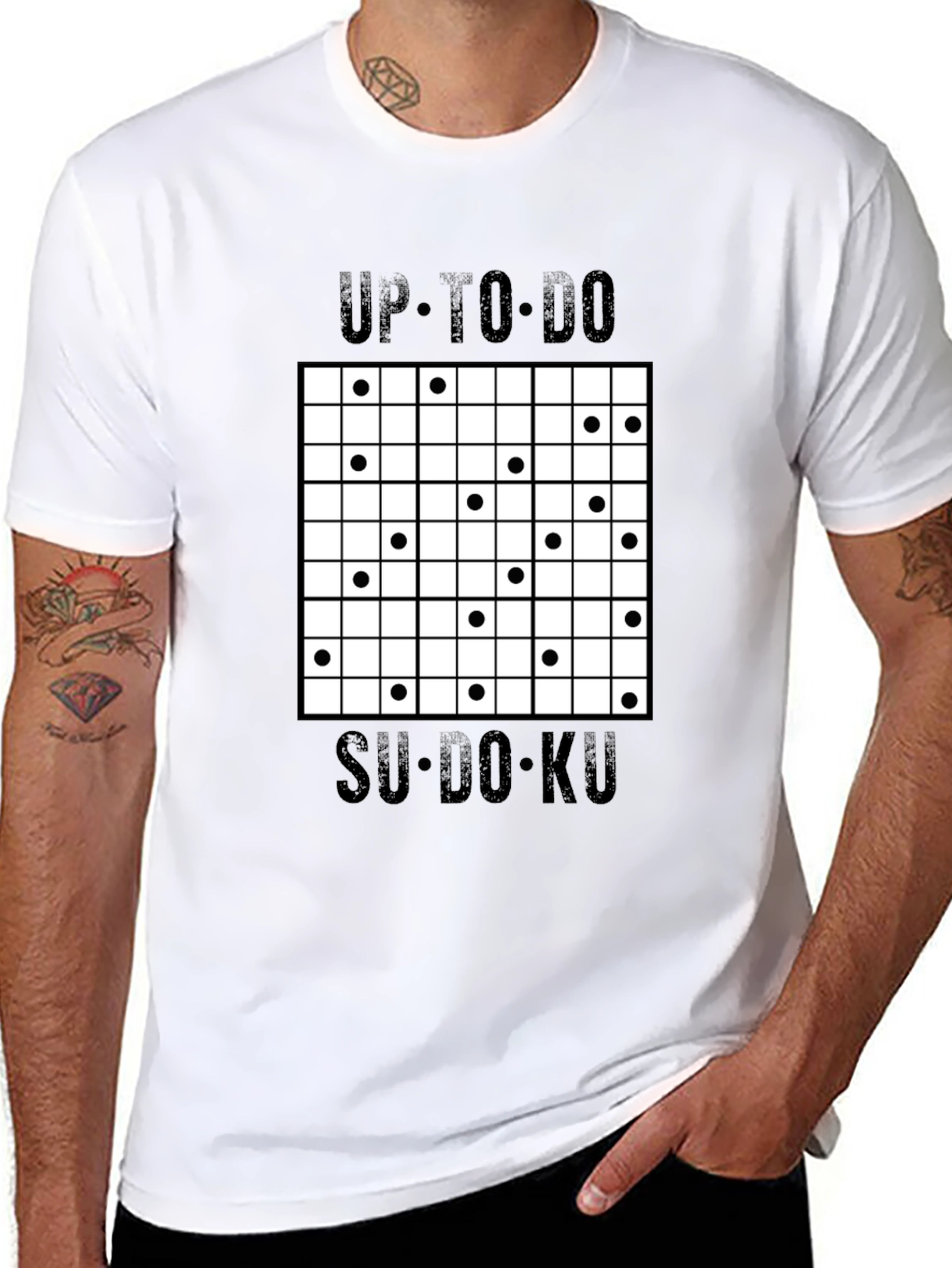 Up-to-Do Su-Do-Ku Black T-Shirt