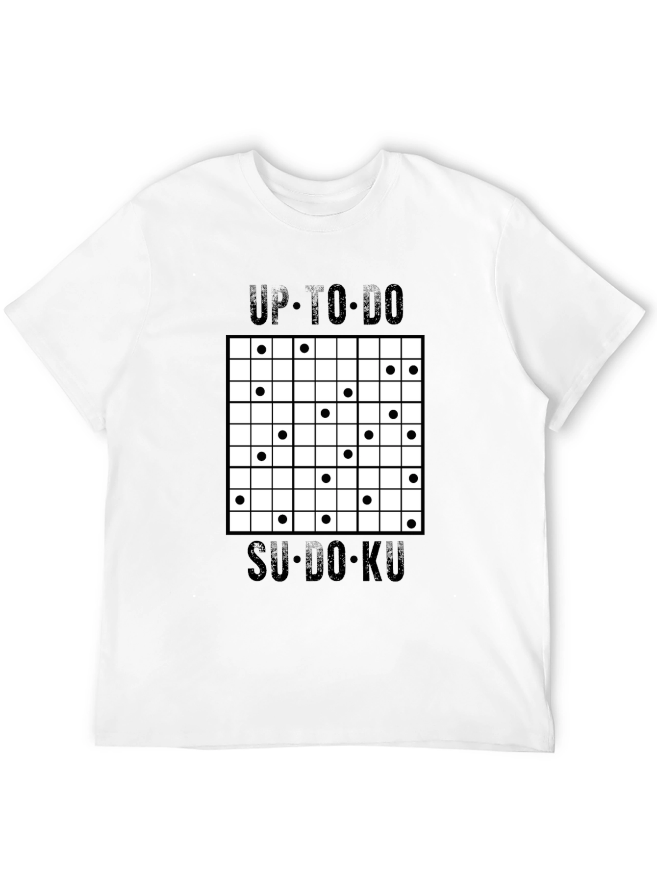 Up-to-Do Su-Do-Ku Black T-Shirt
