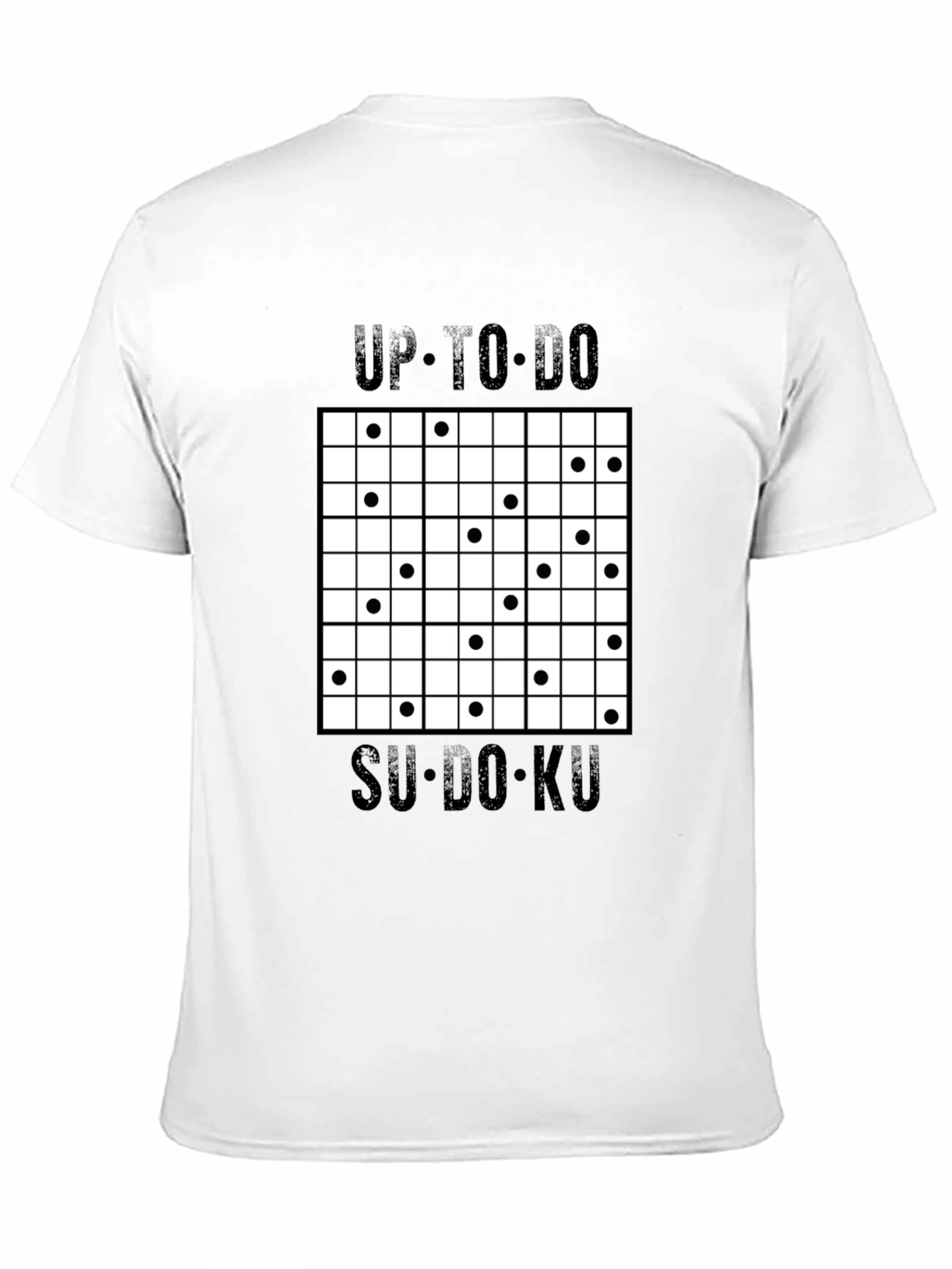 Up-to-Do Su-Do-Ku Black T-Shirt