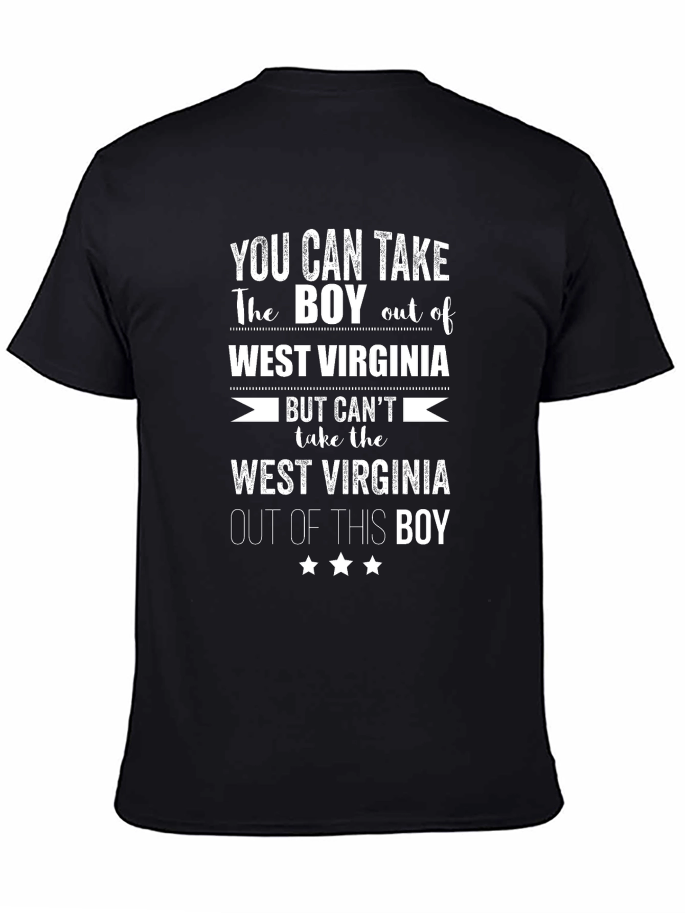 West Virginia Boy Novelty Graphic Tee