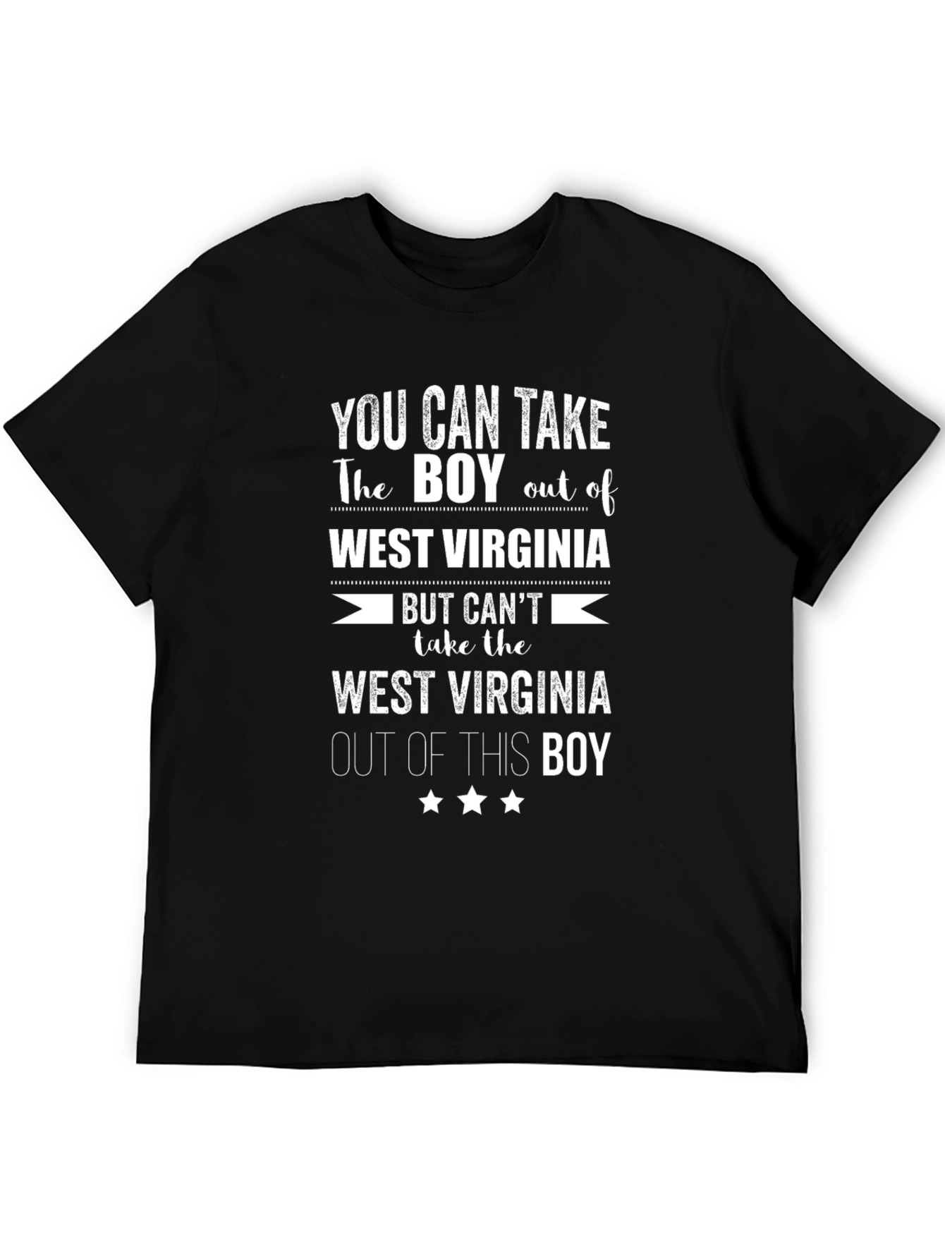 West Virginia Boy Novelty Graphic Tee