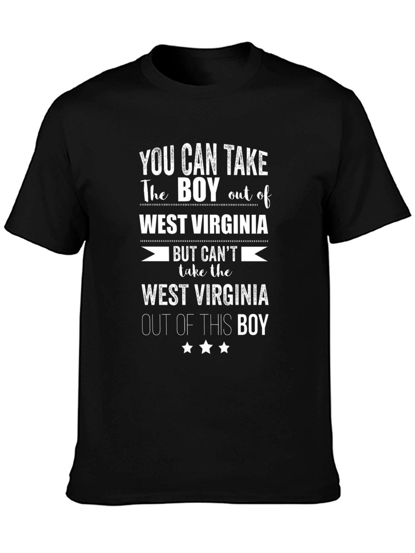 West Virginia Boy Novelty Graphic Tee