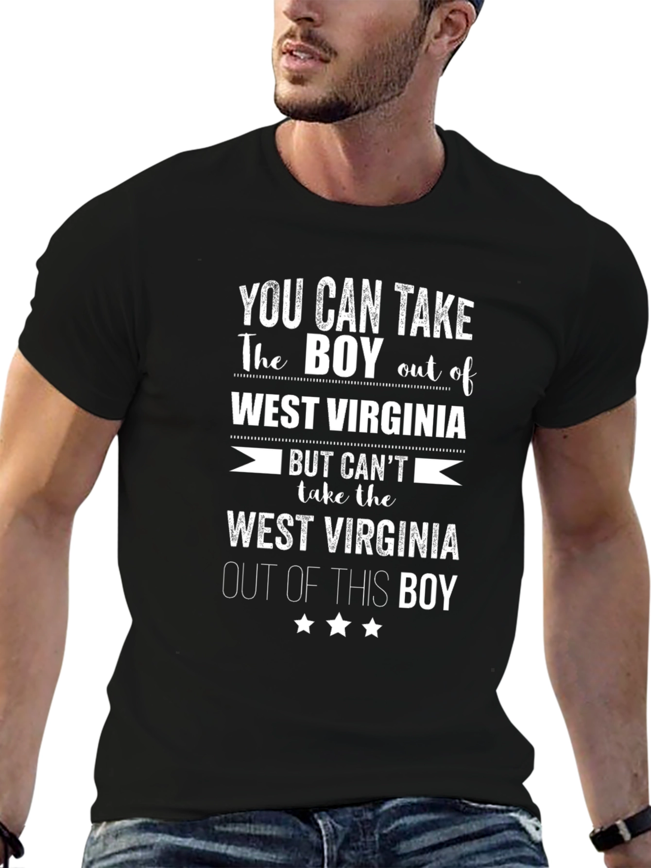 West Virginia Boy Novelty Graphic Tee