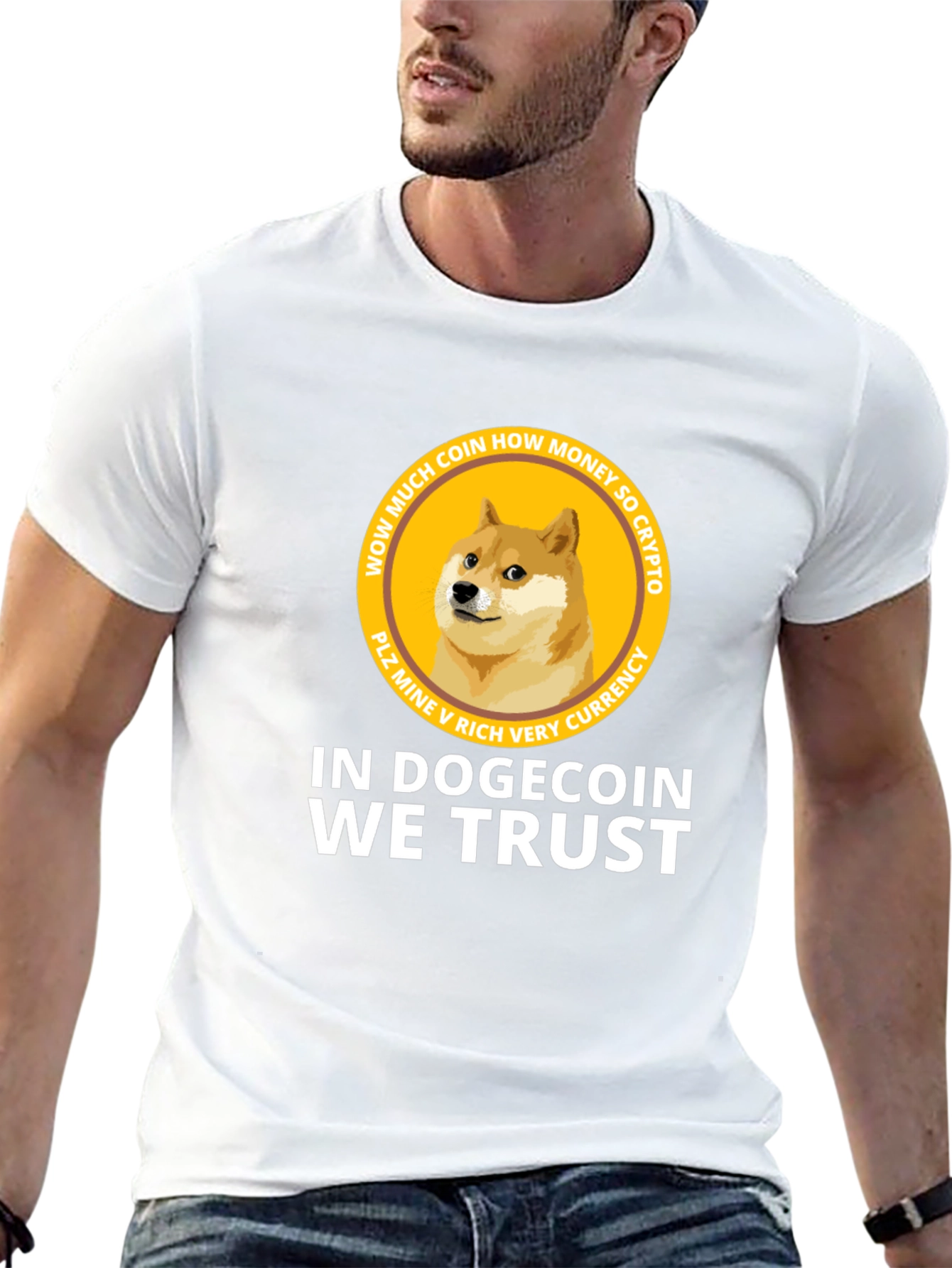 Dogecoin Crypto T-Shirt - In Dogecoin We Trust