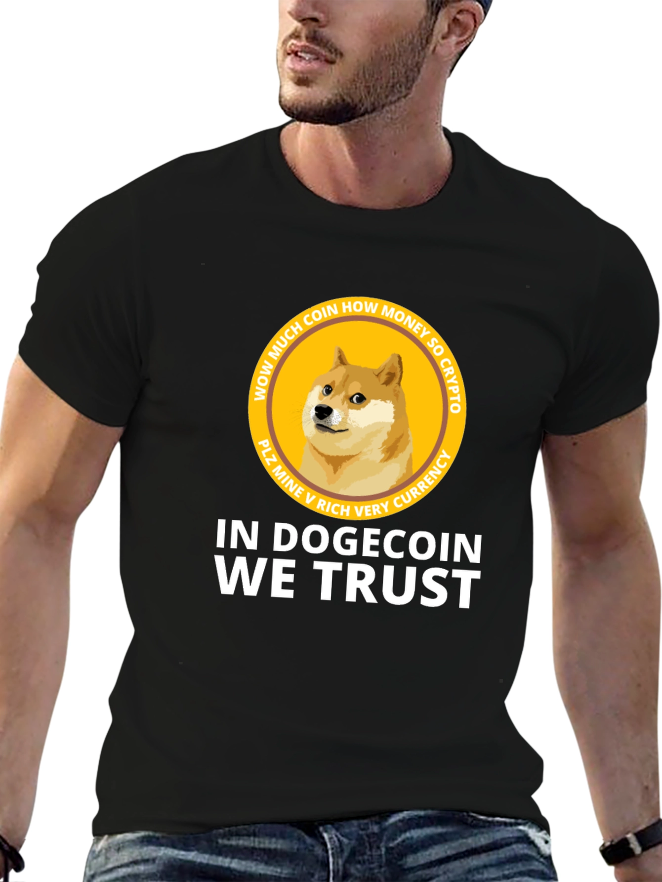 Dogecoin Crypto T-Shirt - In Dogecoin We Trust
