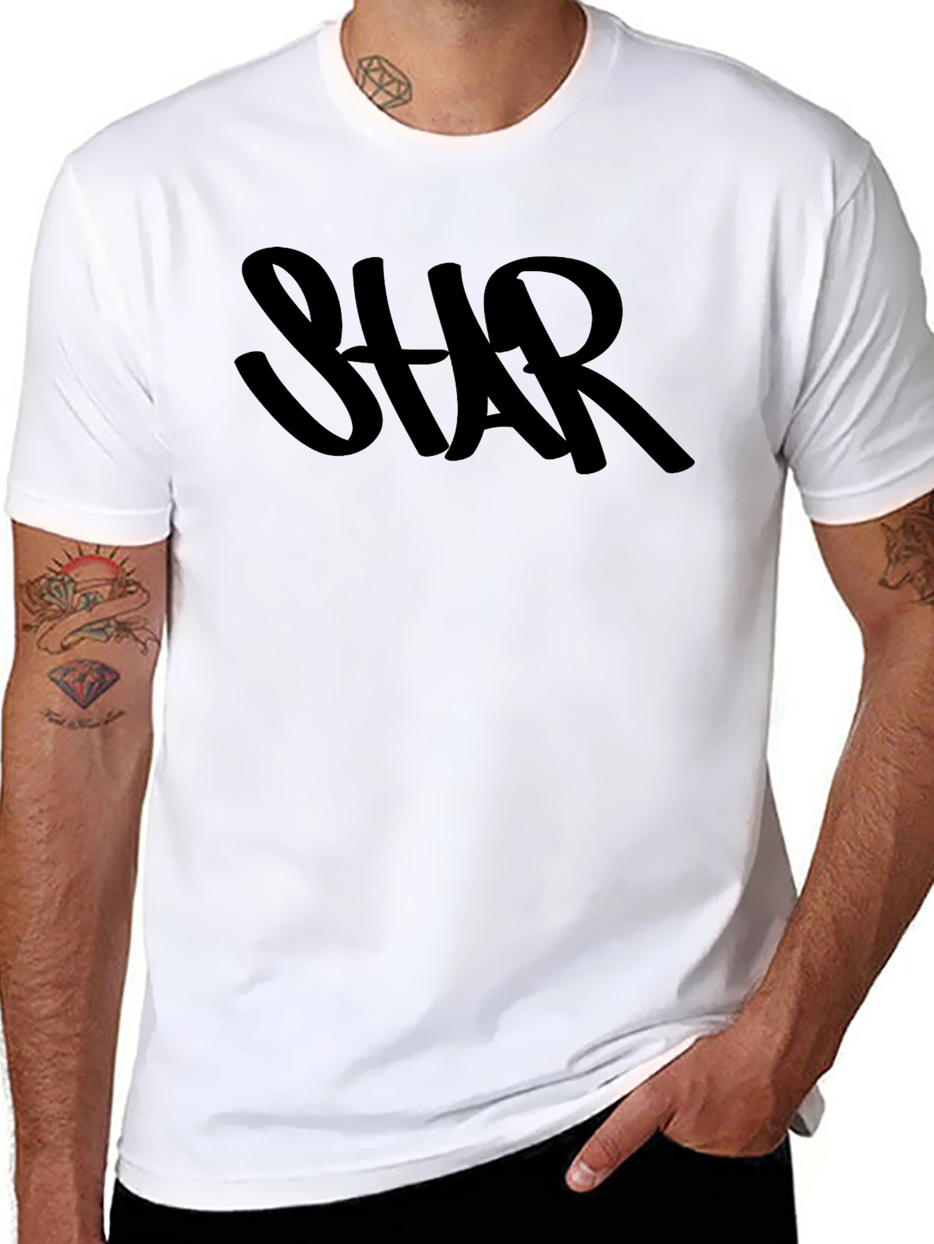 Black SHAR Graphic Tee