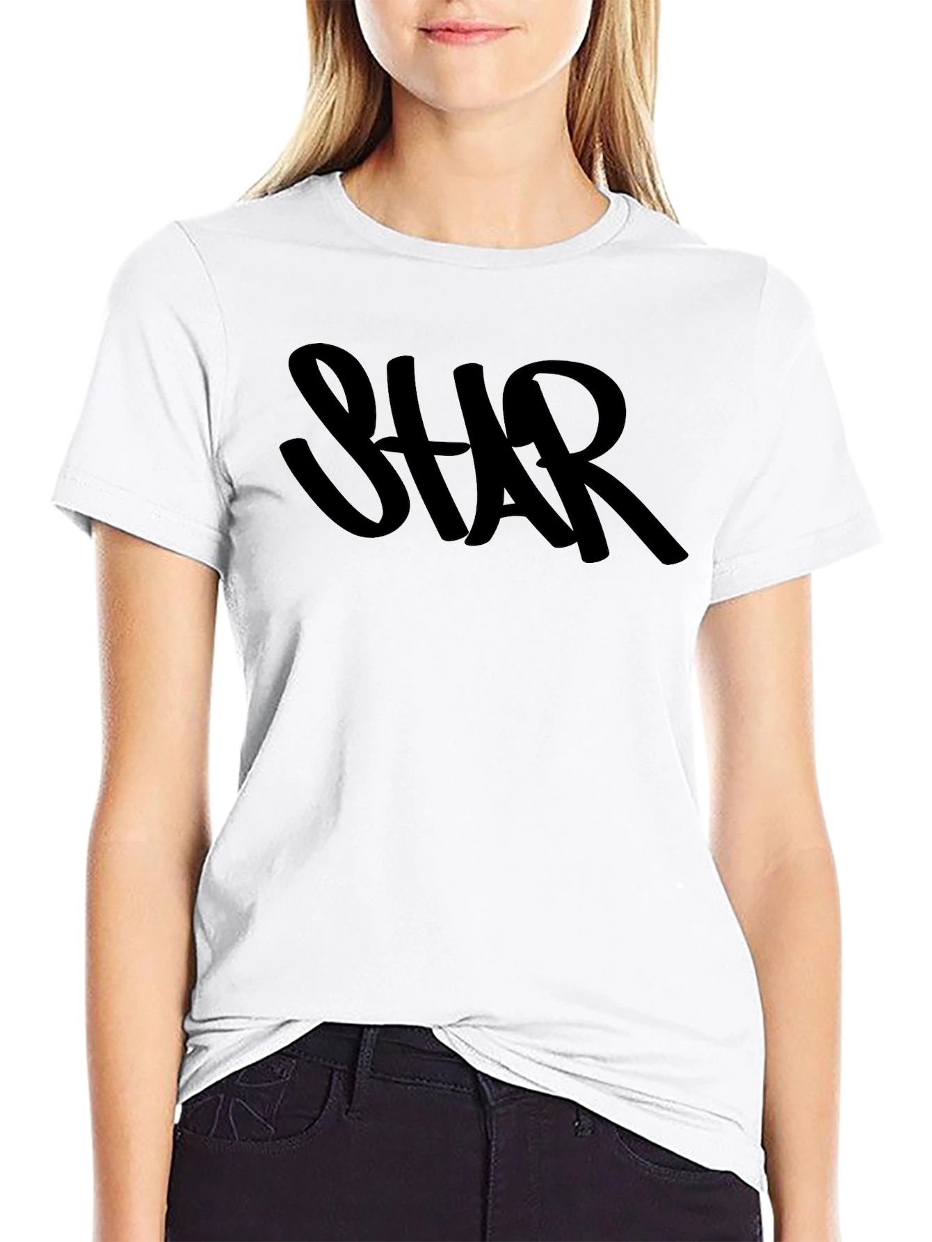 Black SHAR Graphic Tee