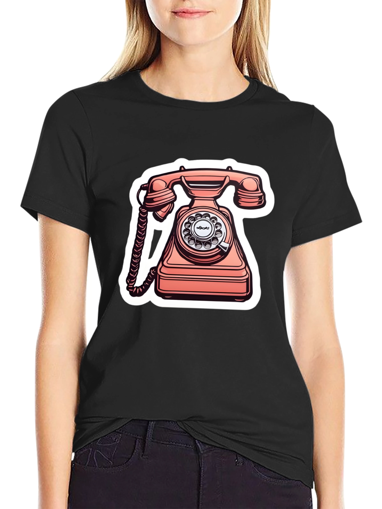 Retro Rotary Phone Graphic Tee