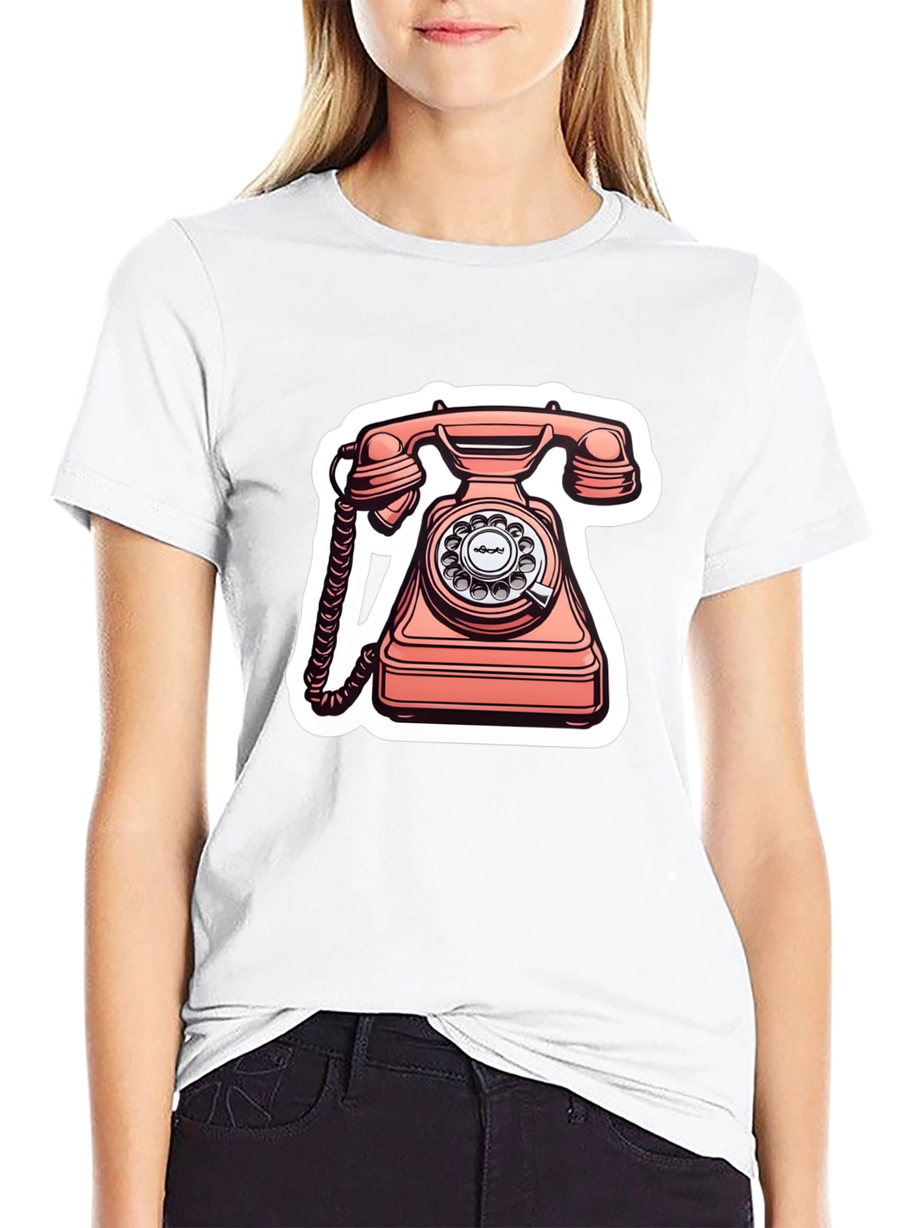 Retro Rotary Phone Graphic Tee
