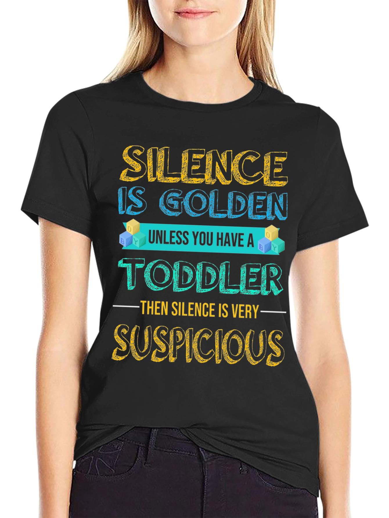 Funny Silence Toddler T-Shirt
