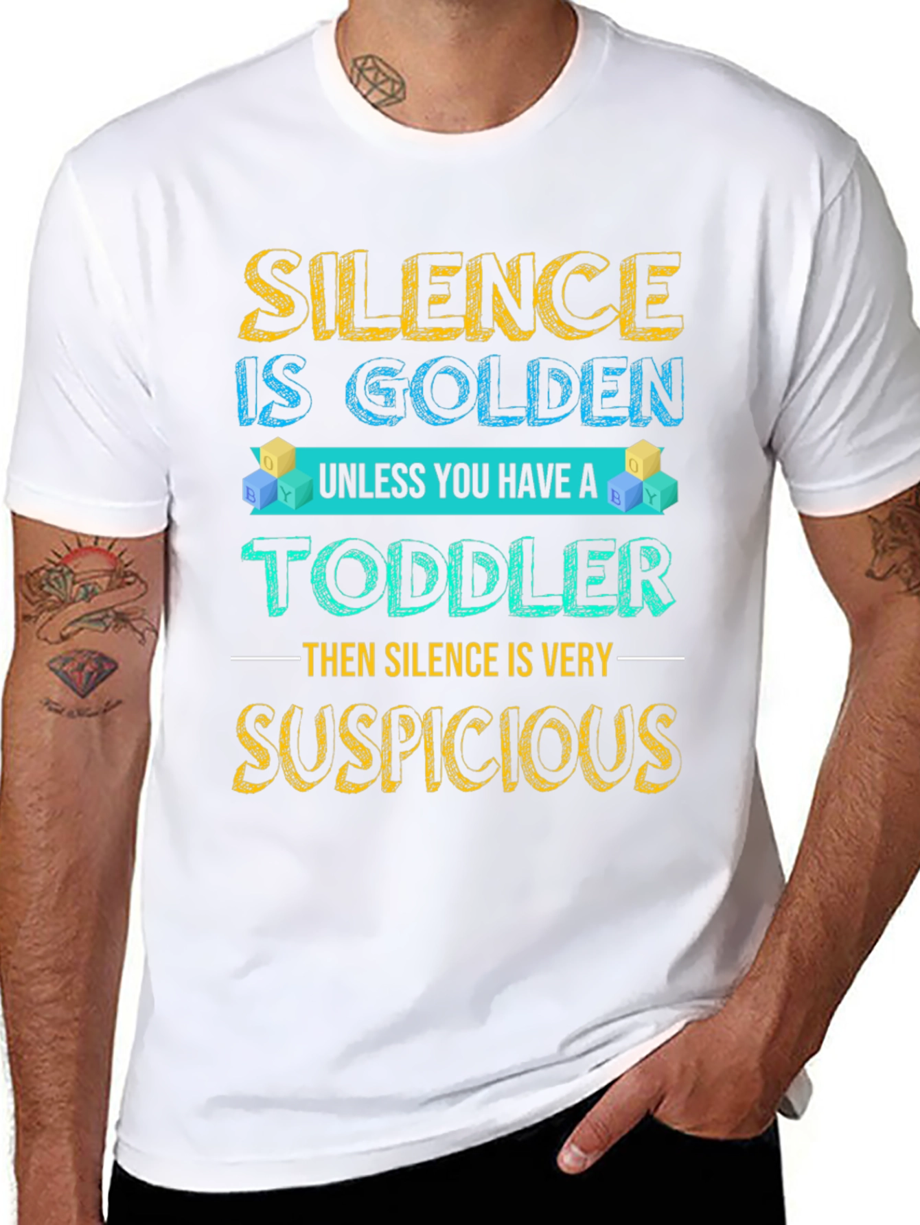 Funny Silence Toddler T-Shirt